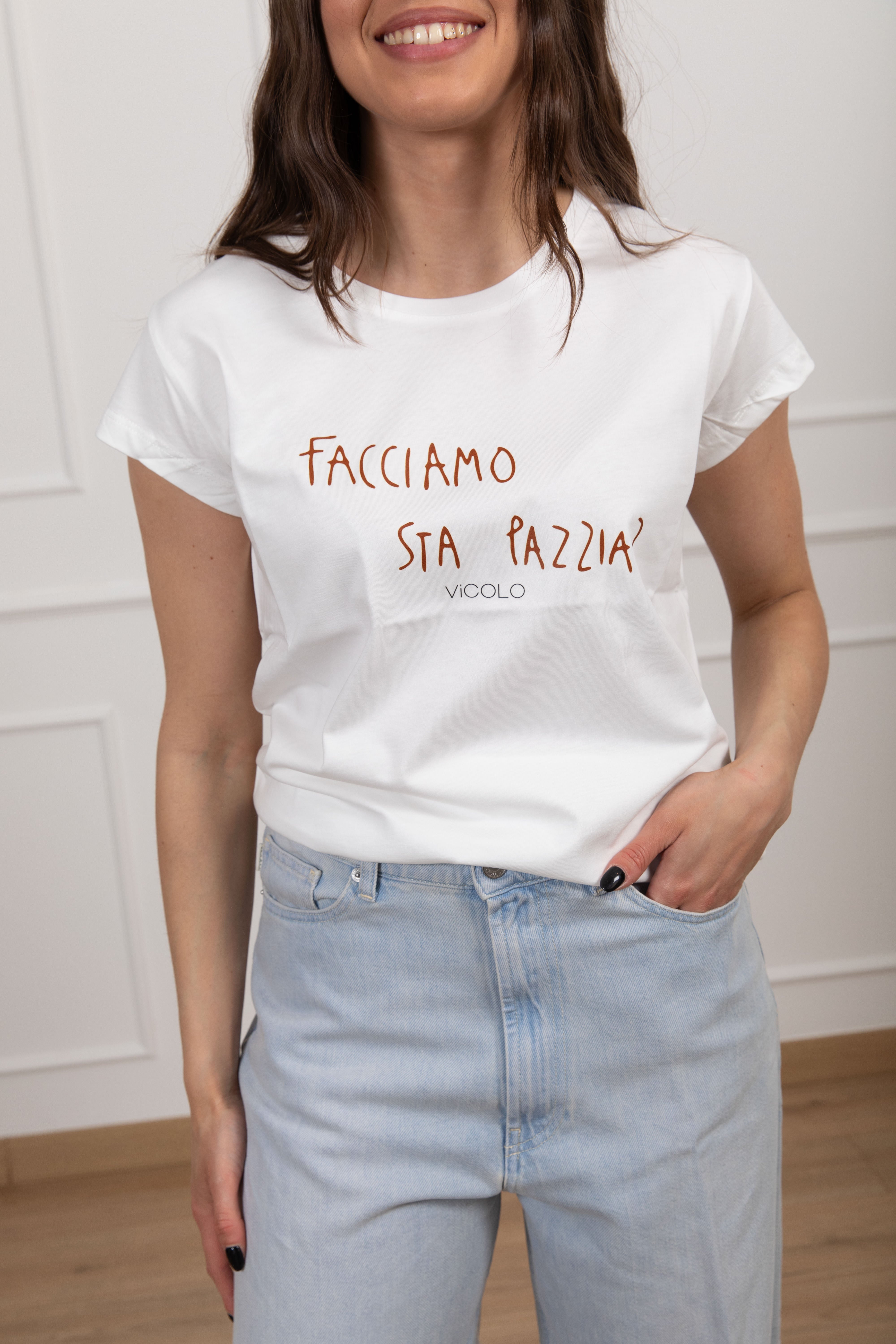 T-shirt "Facciamo sta pazzia?" ViCOLO