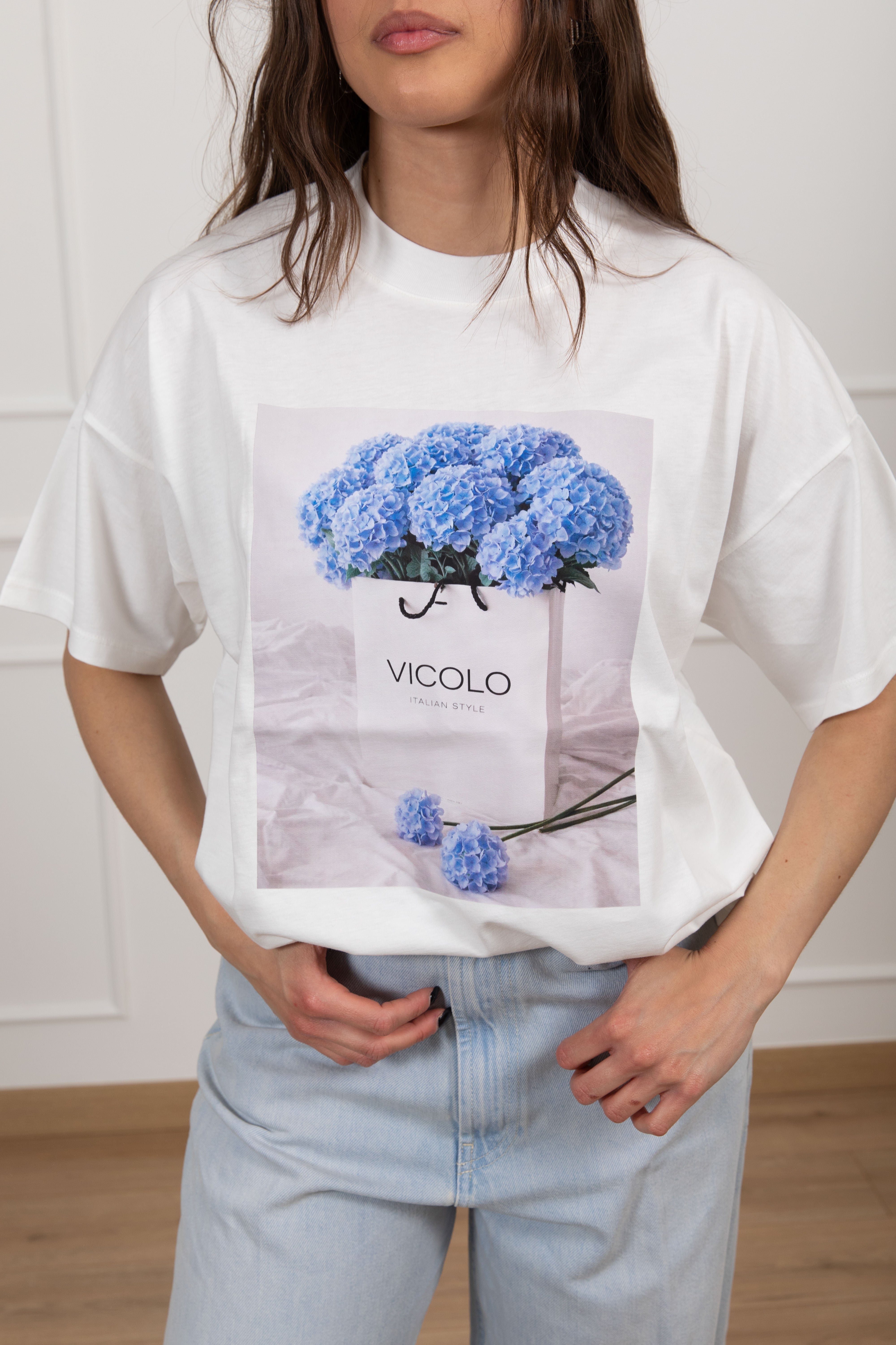 T-shirt over-size "Italian style" ViCOLO