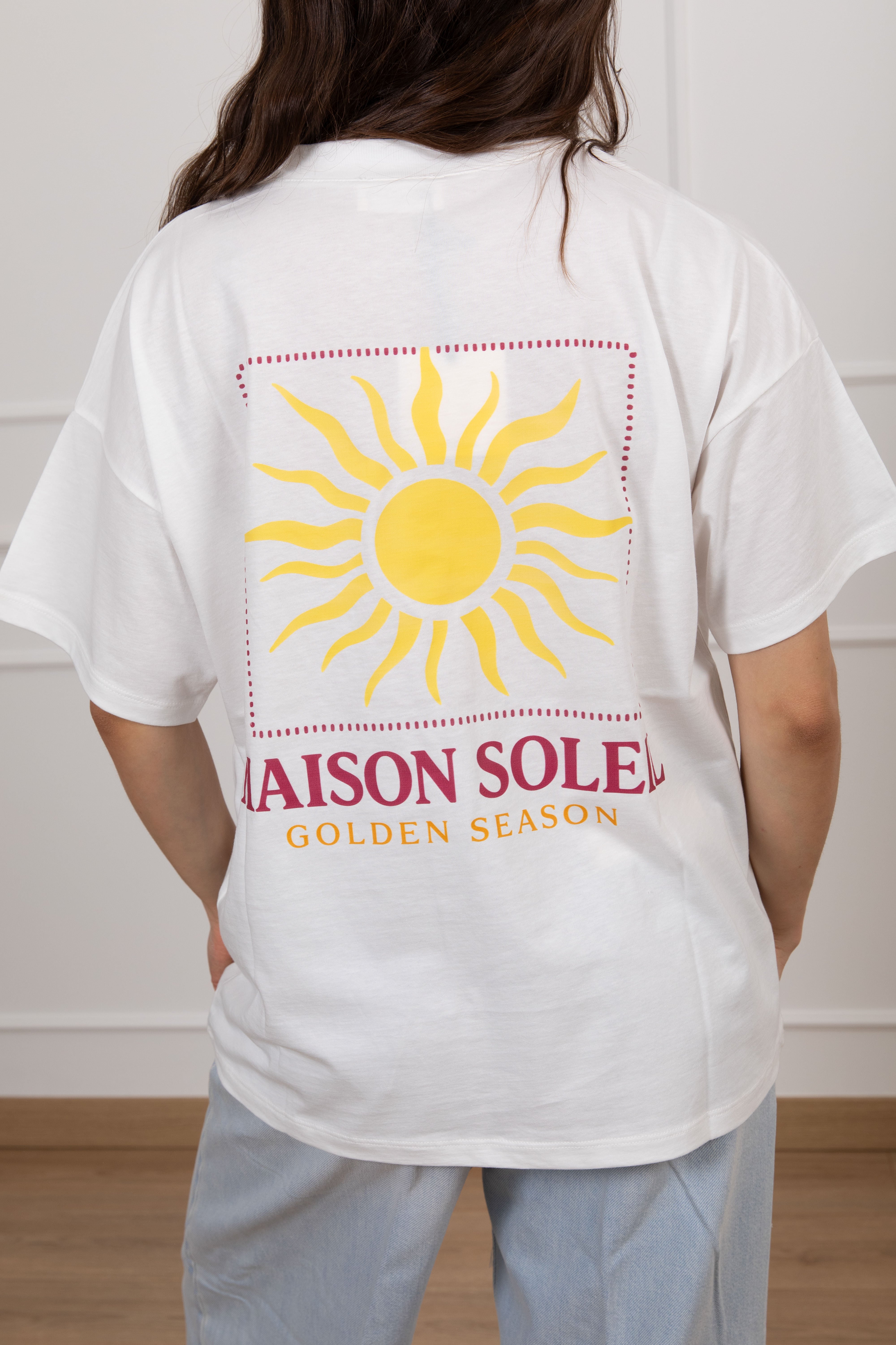 T-shirt over-size "Maison soleil" ViCOLO