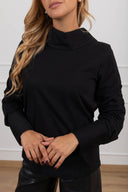 T-shirt camicia variante nero Tensione IN