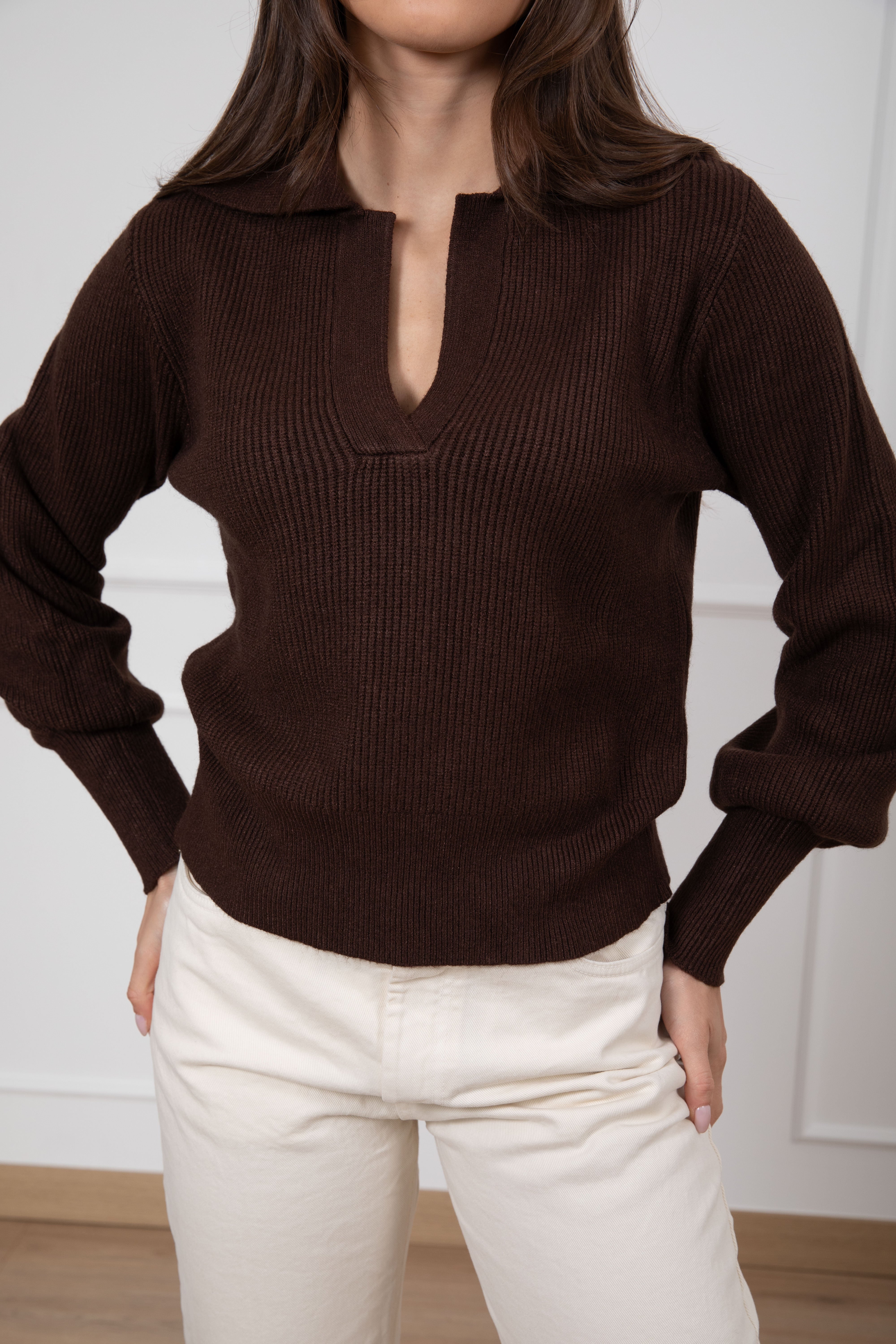 Polo in maglia a costine Susy Mix