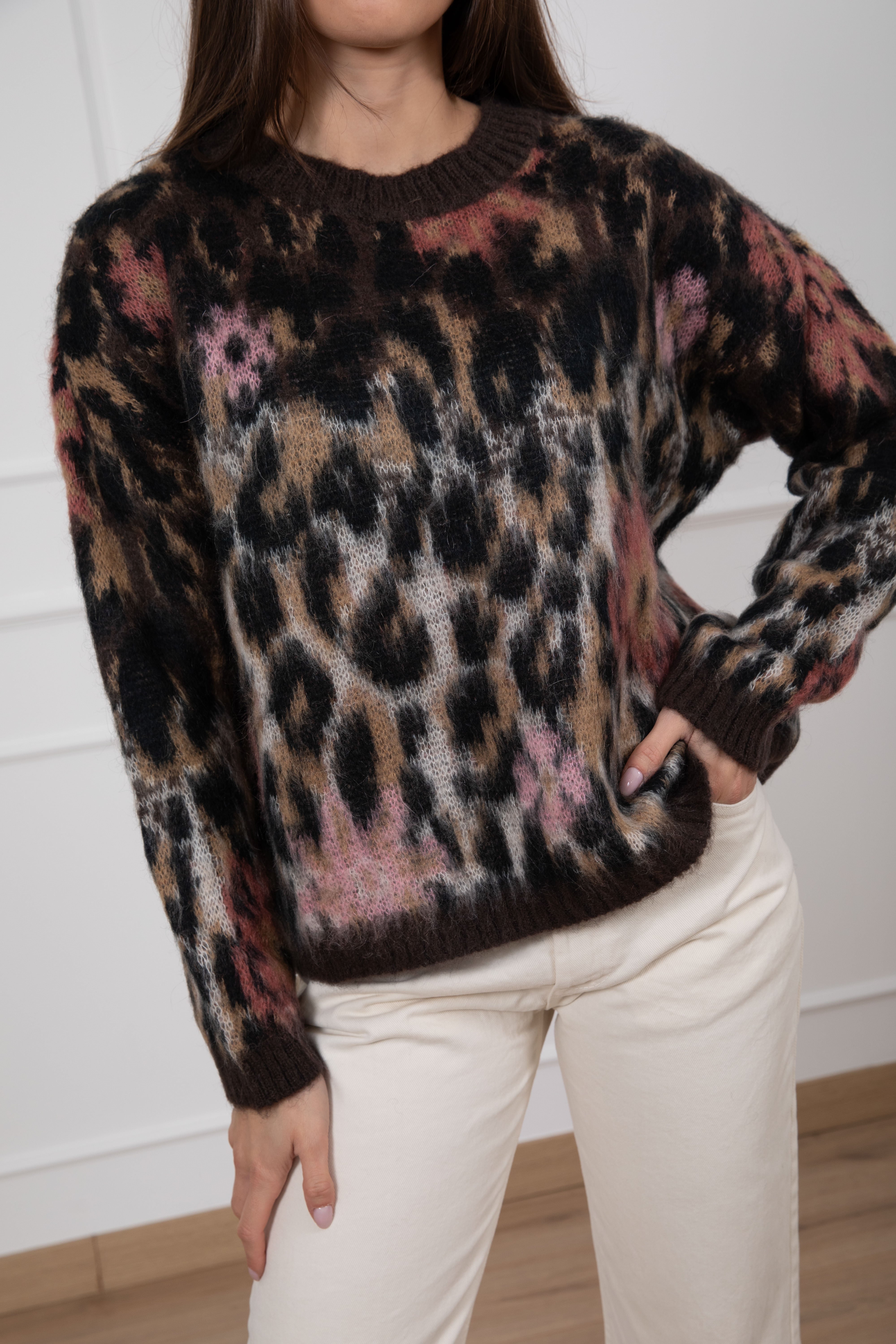 Pull animalier tie dye Tensione IN