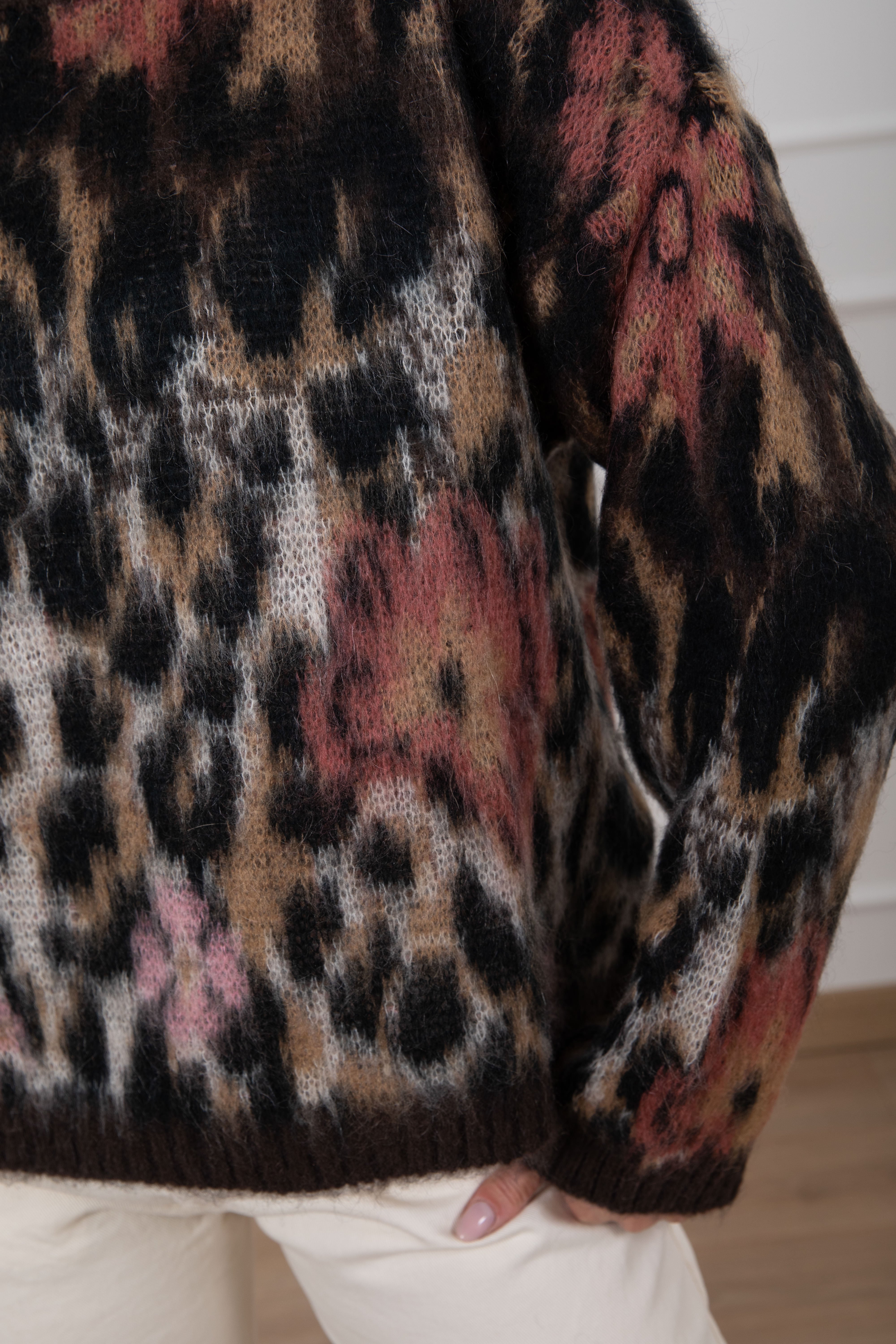 Pull animalier tie dye Tensione IN