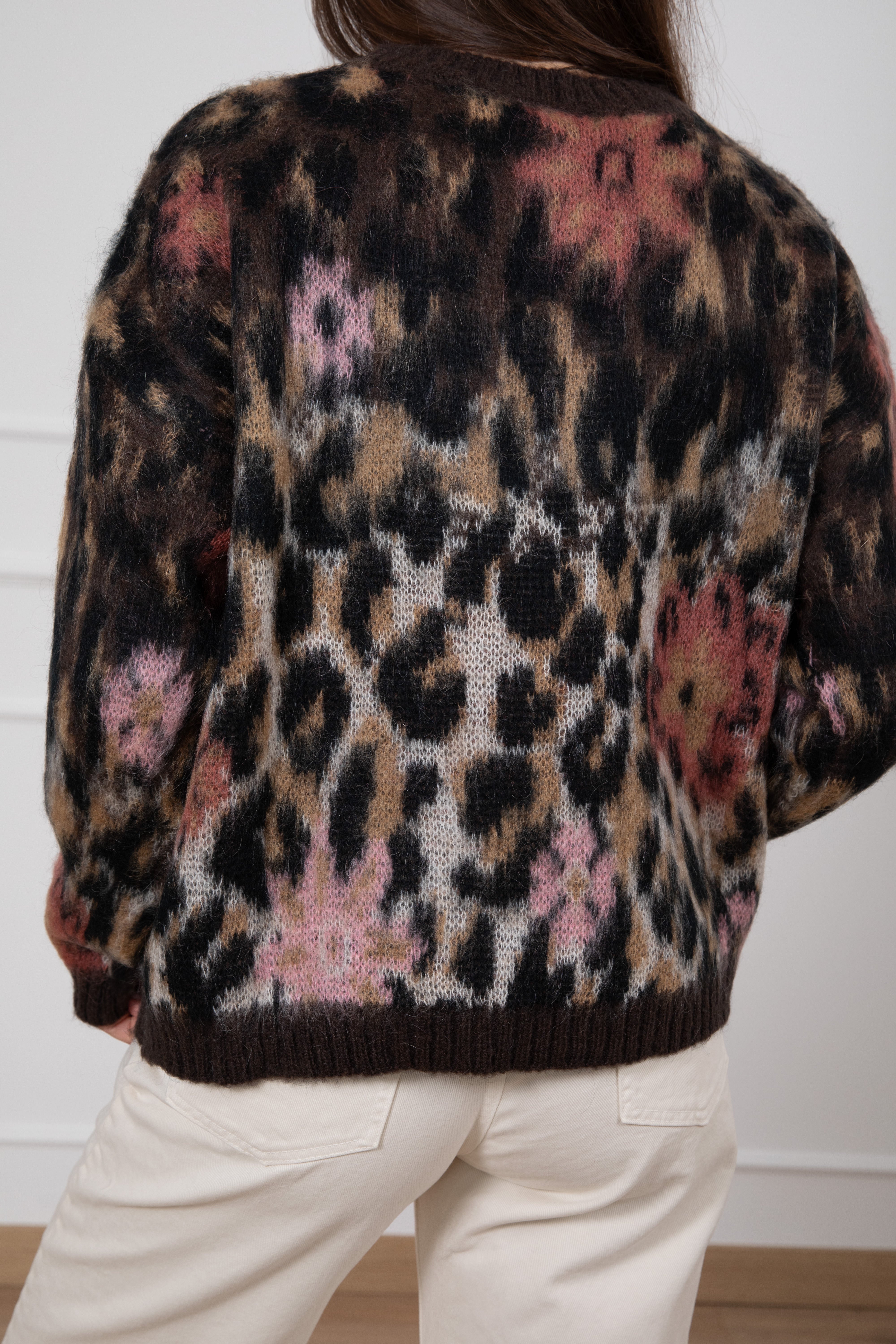 Pull animalier tie dye Tensione IN