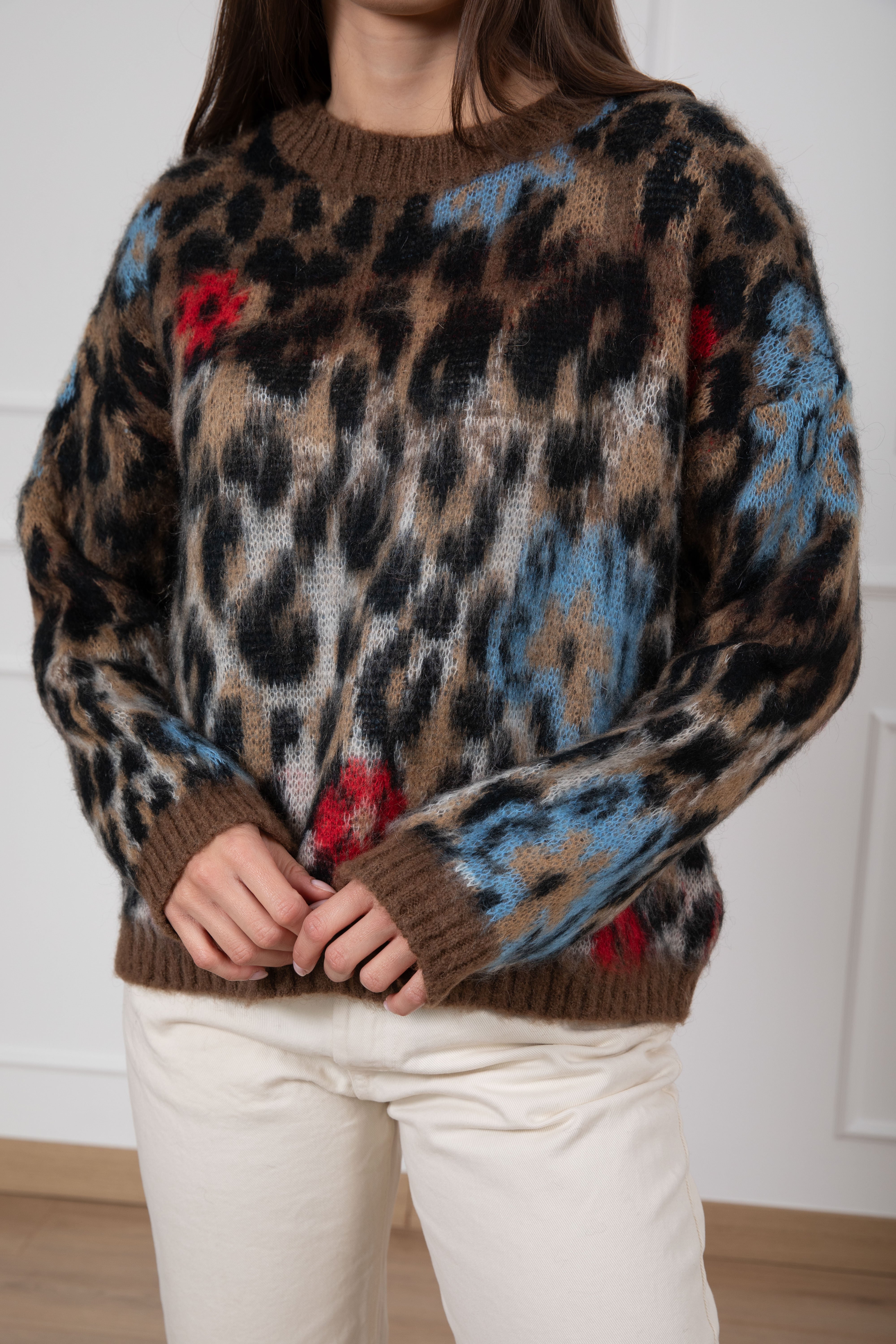 Pull animalier tie dye Tensione IN