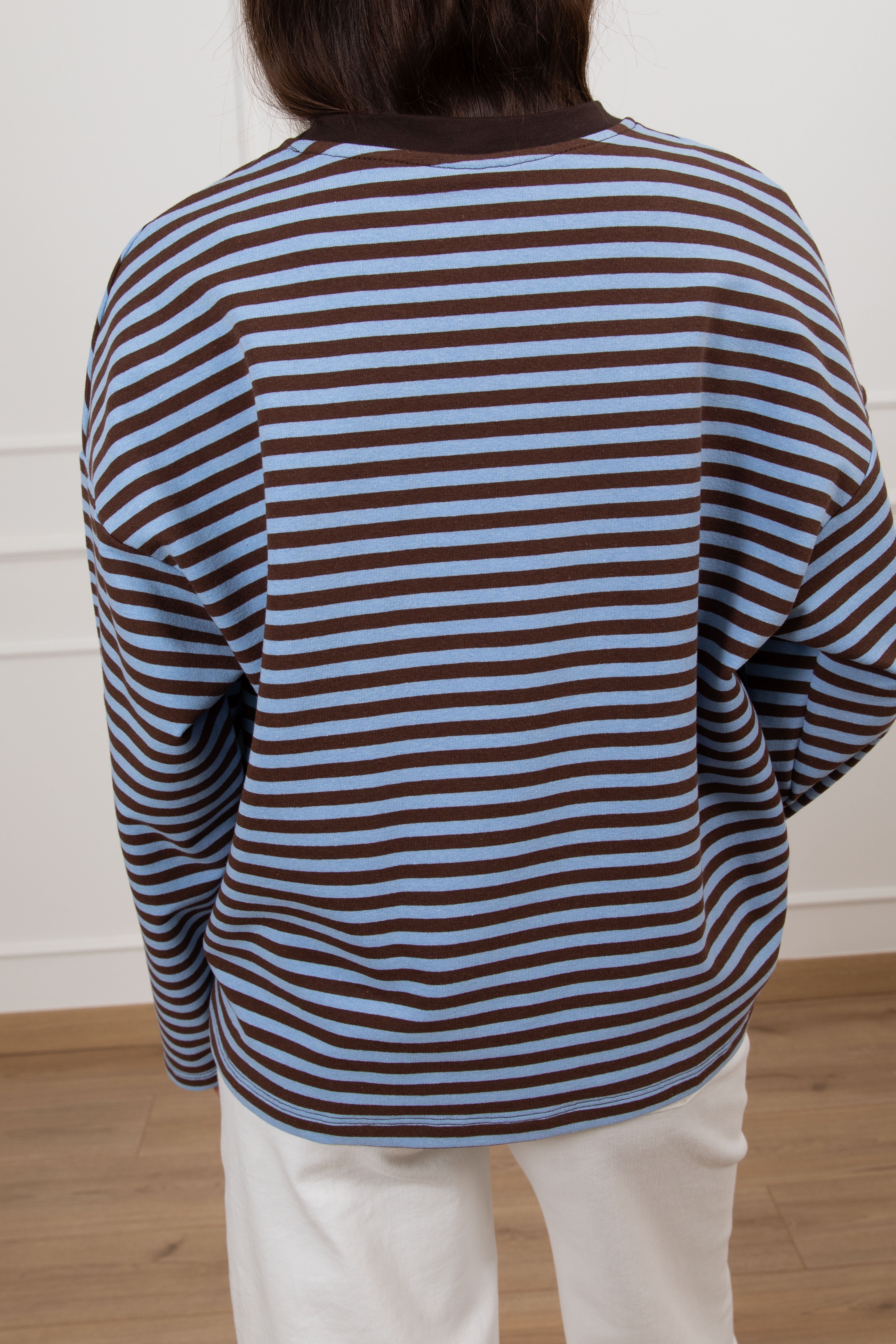 T-shirt manica lunga garzata a righe Tensione IN