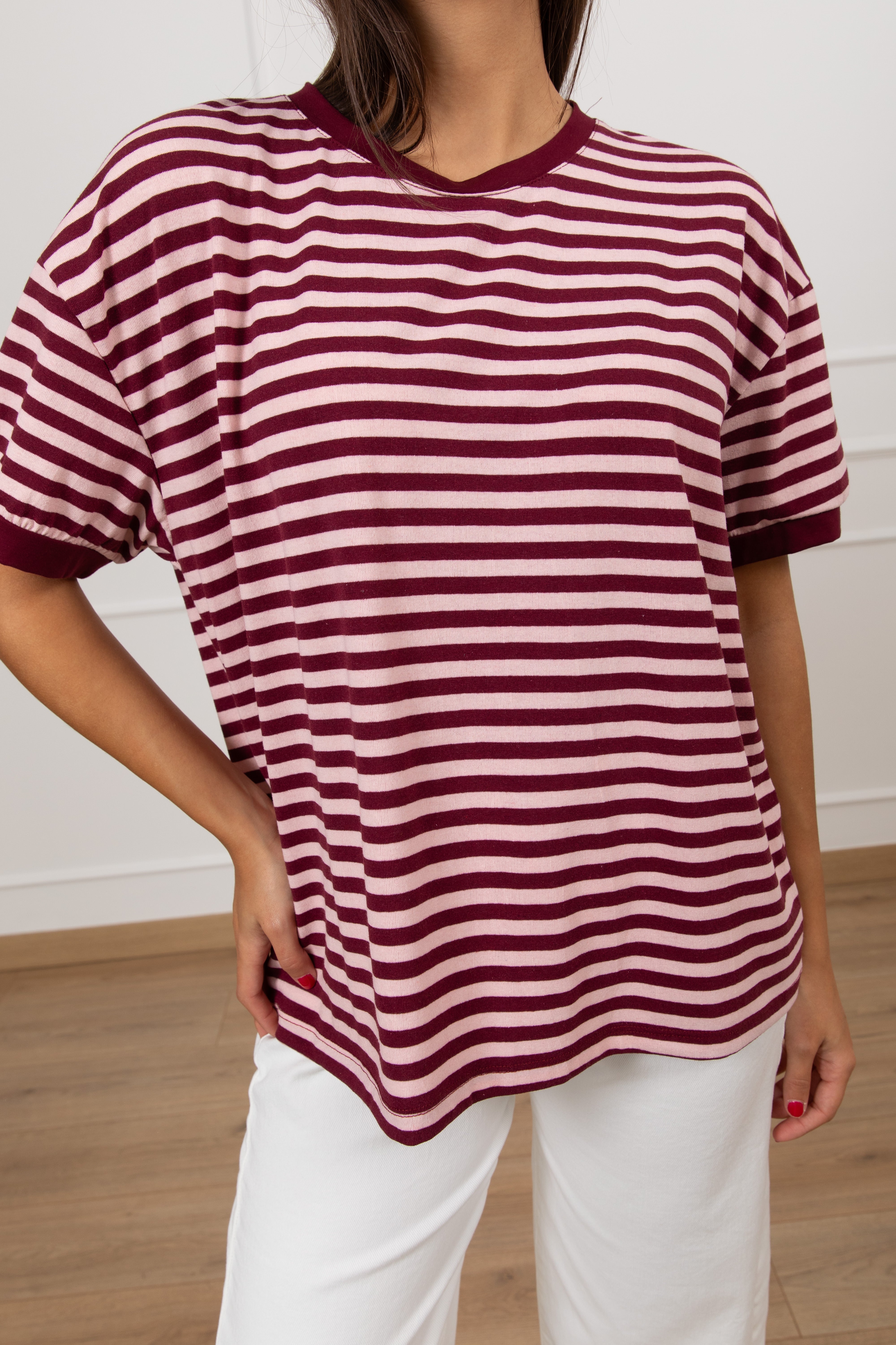 T-shirt a righe Tensione IN