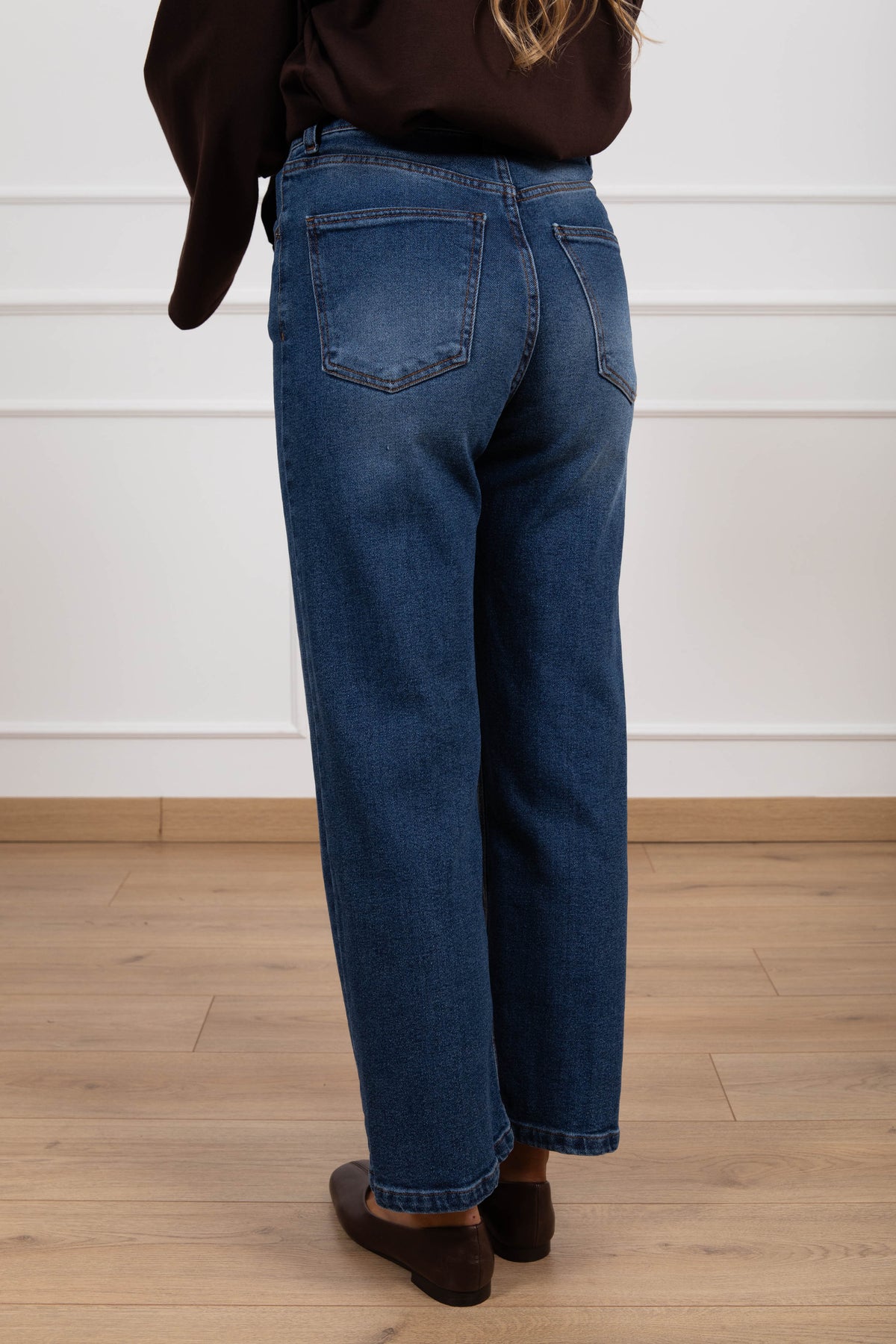 Jeans ribcage lavaggio azzurro Tensione IN