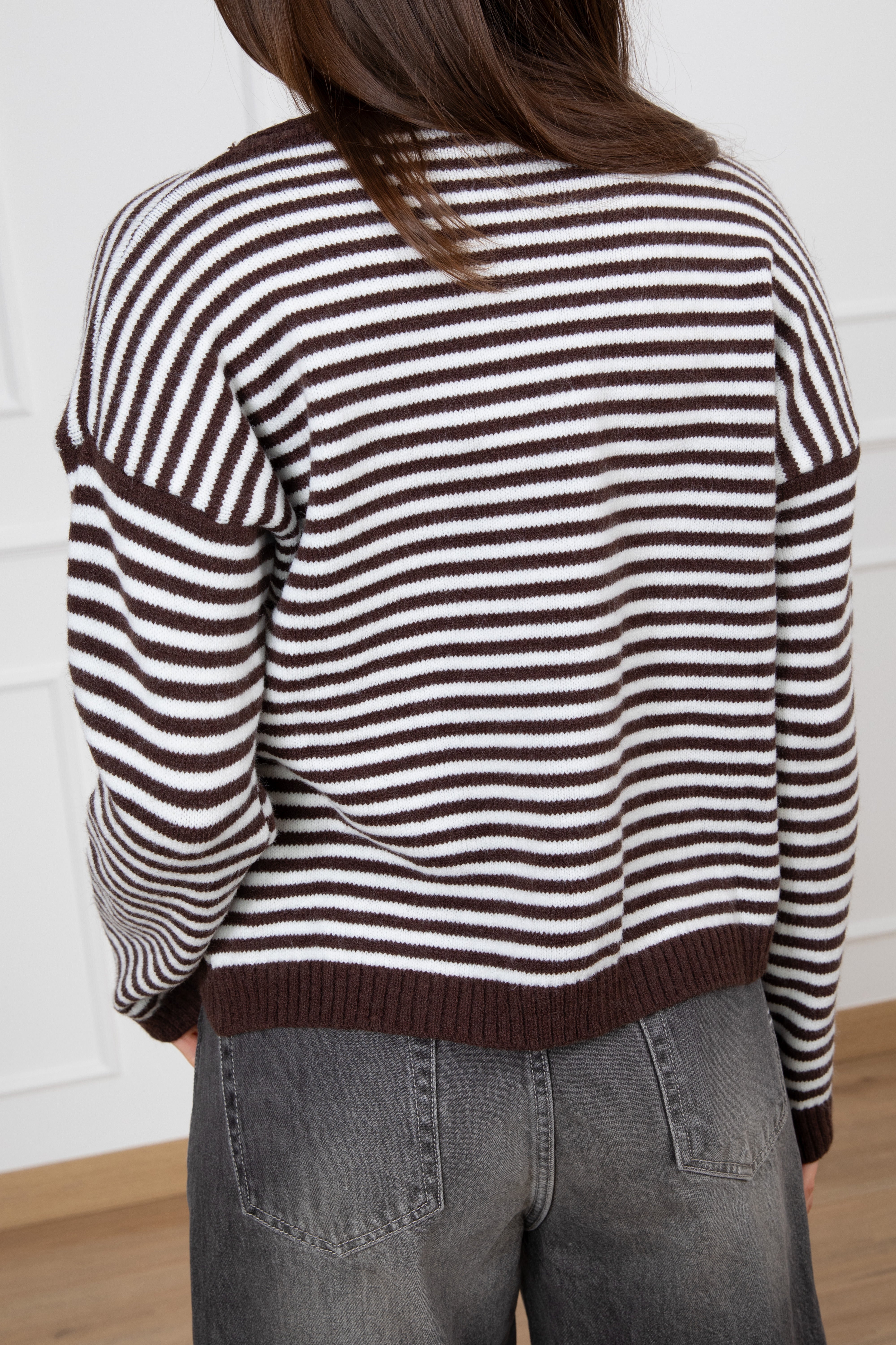 Pull scatoletta a righe sottili Susy Mix