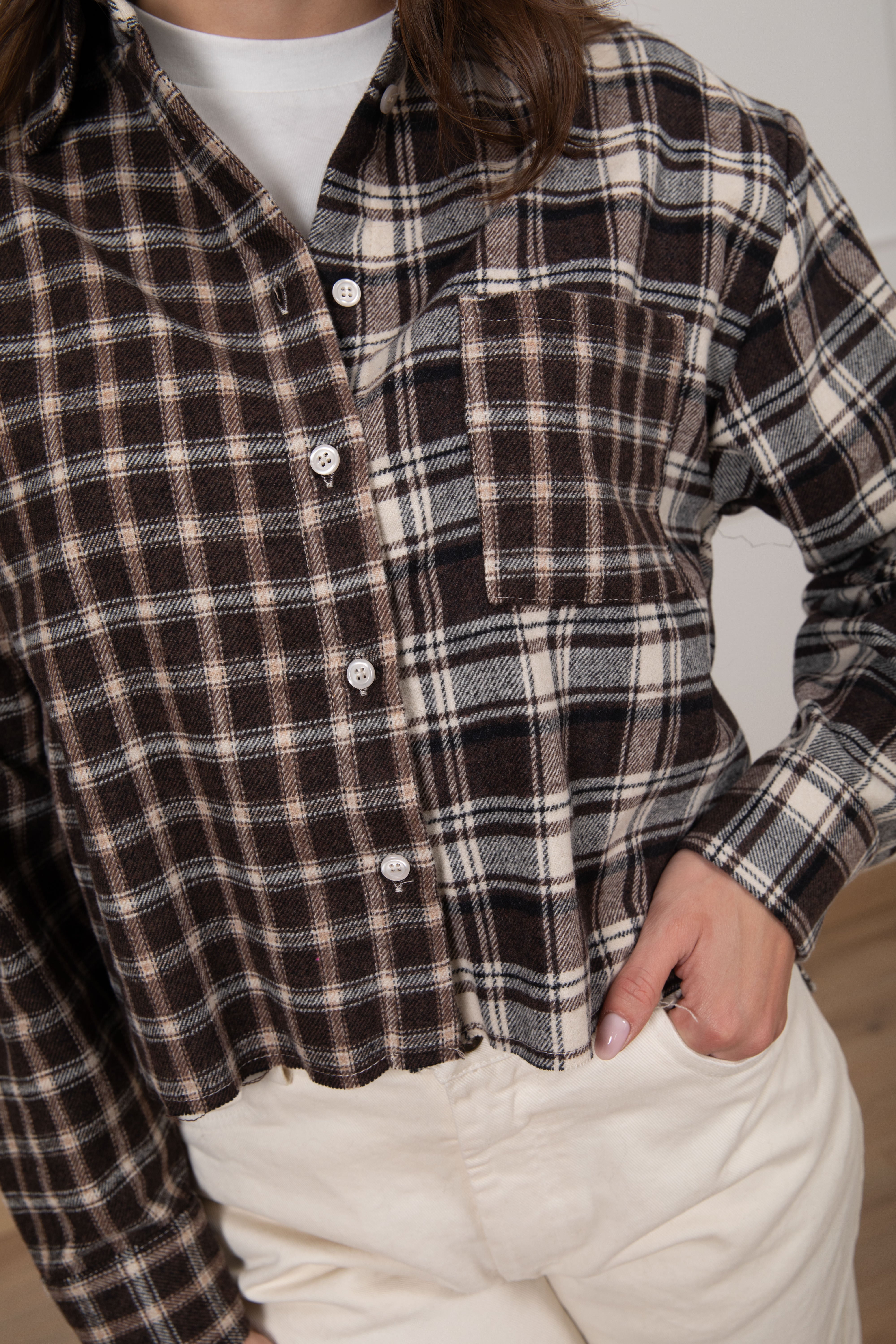 Camicia check in flanella Dixie
