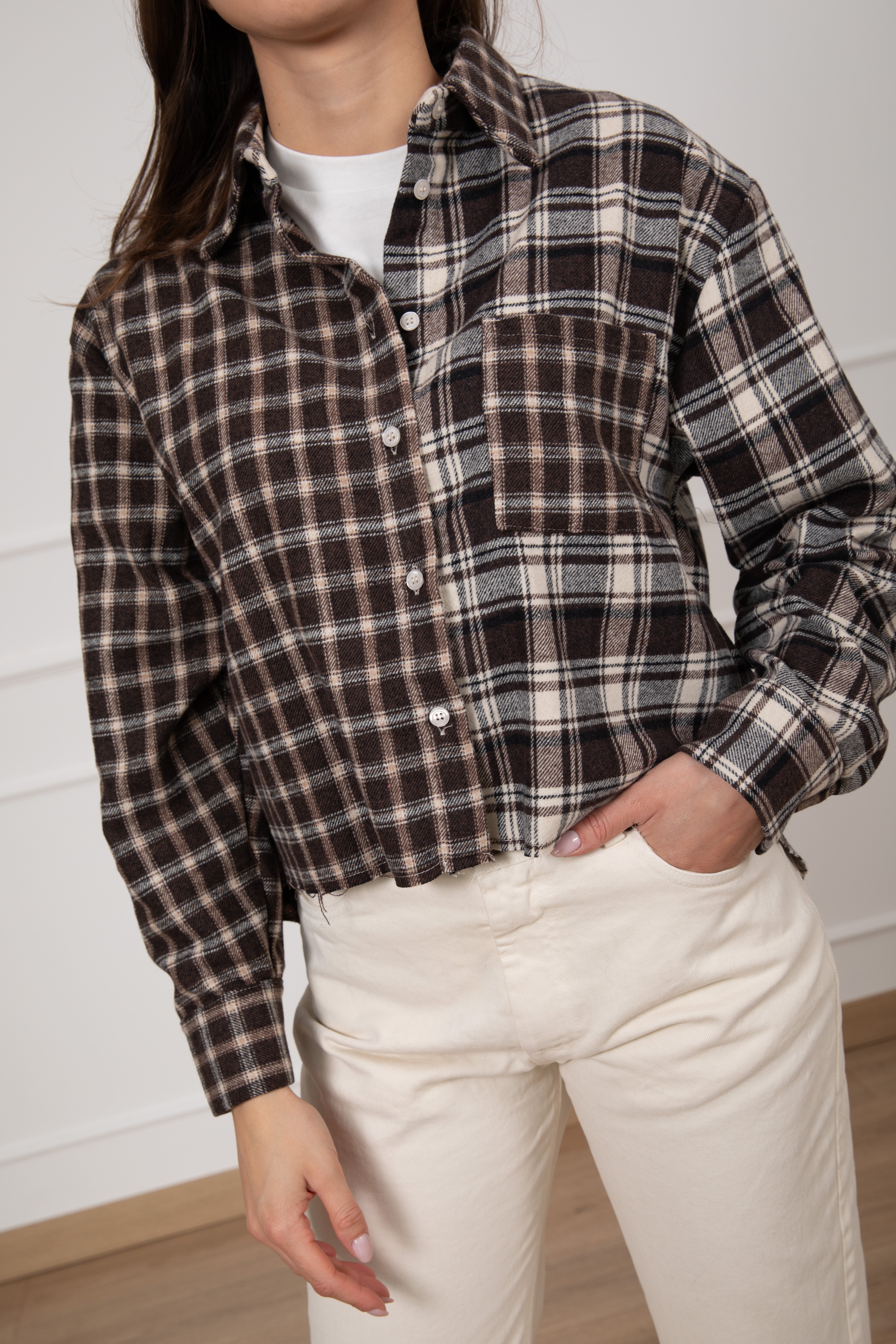 Camicia check in flanella Dixie