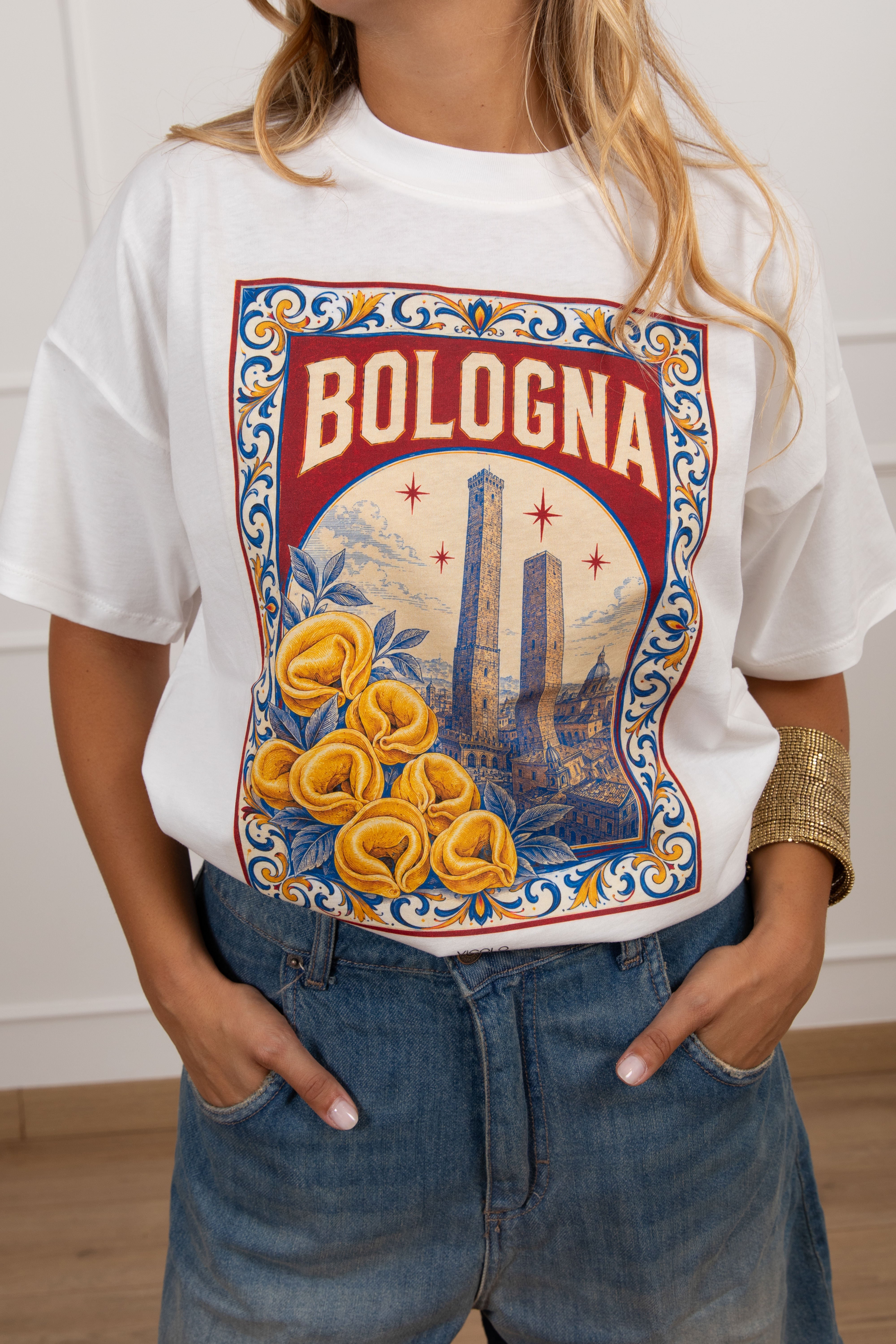 T-shirt over-size "Bologna" ViCOLO