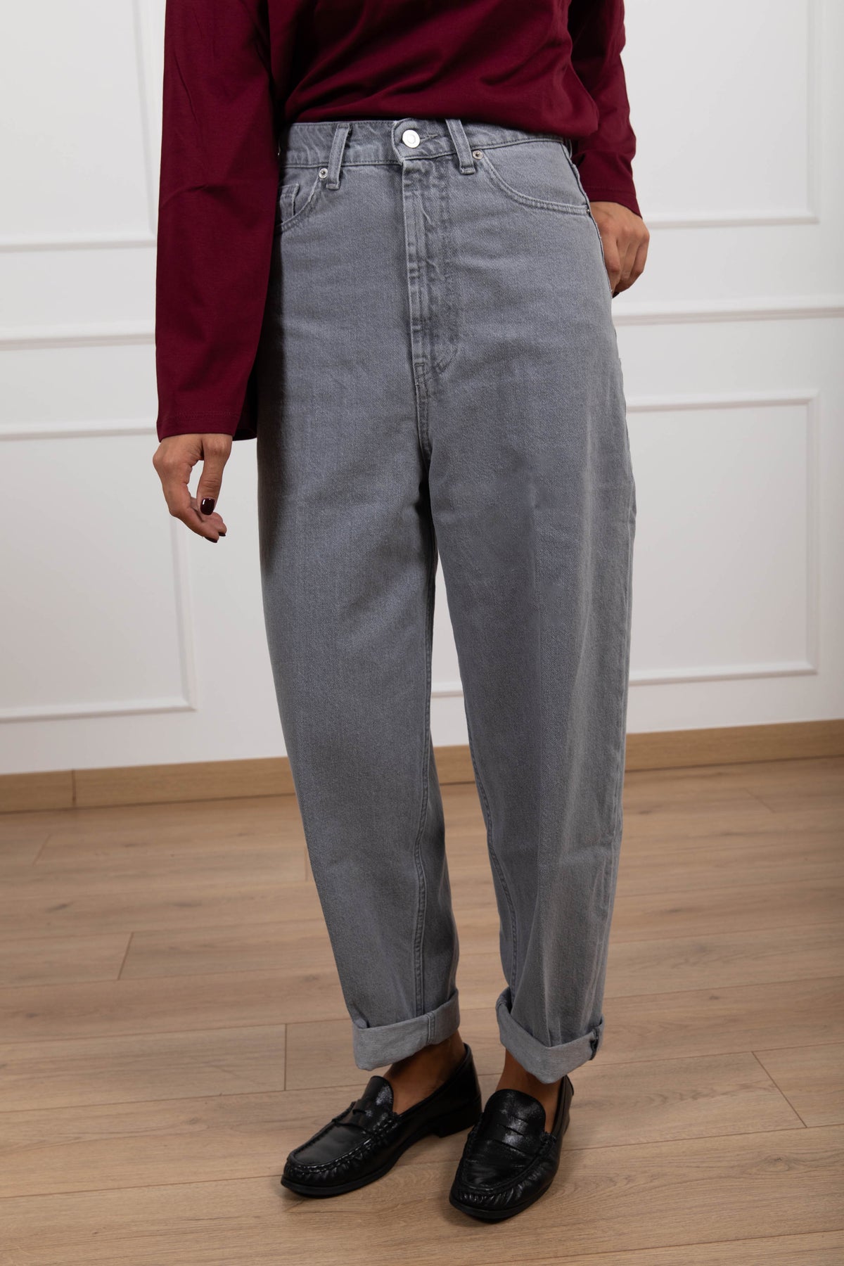 Jeans Laila lavaggio grigio ViCOLO