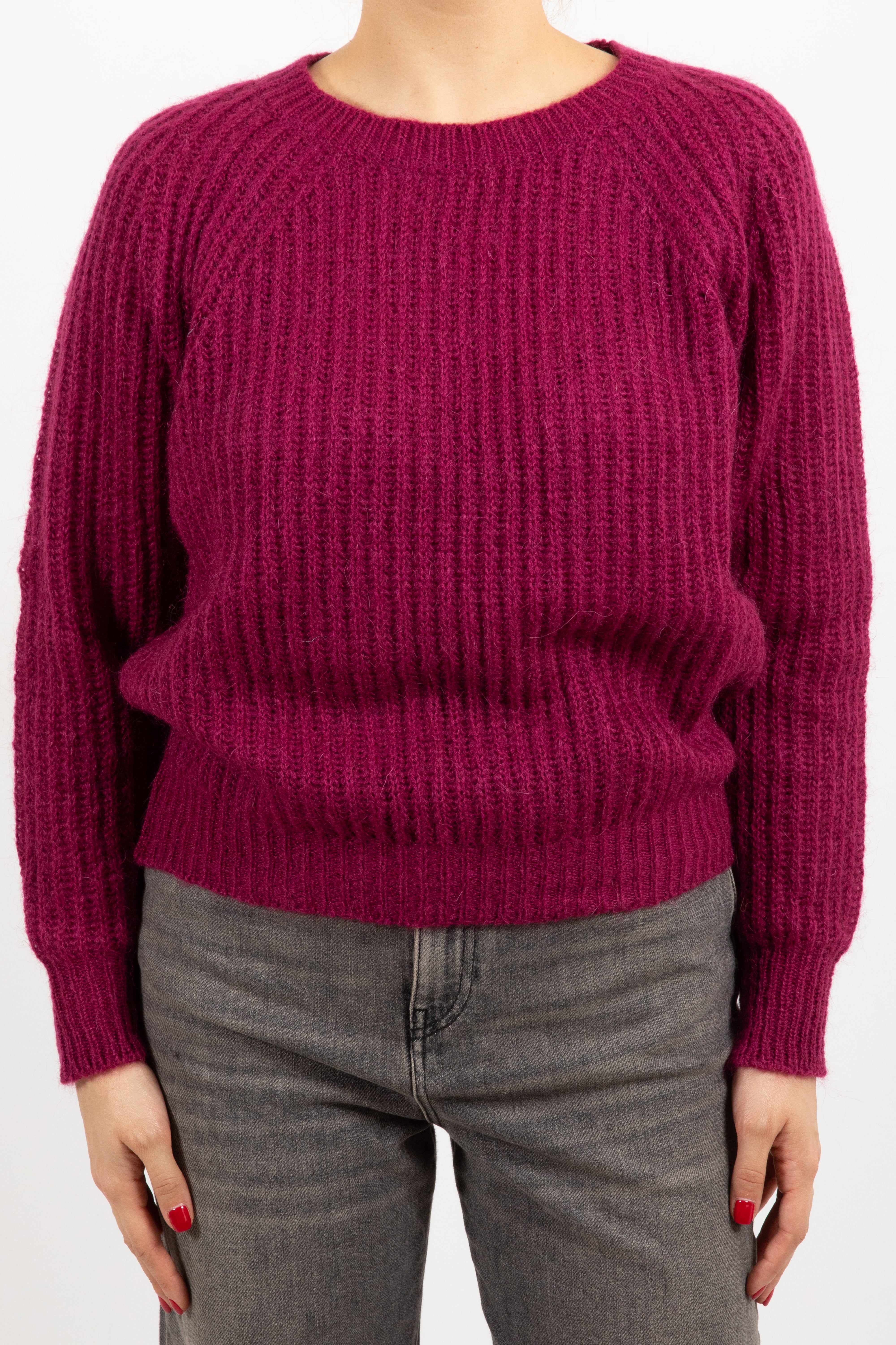 Pull girocollo in mohair ViCOLO