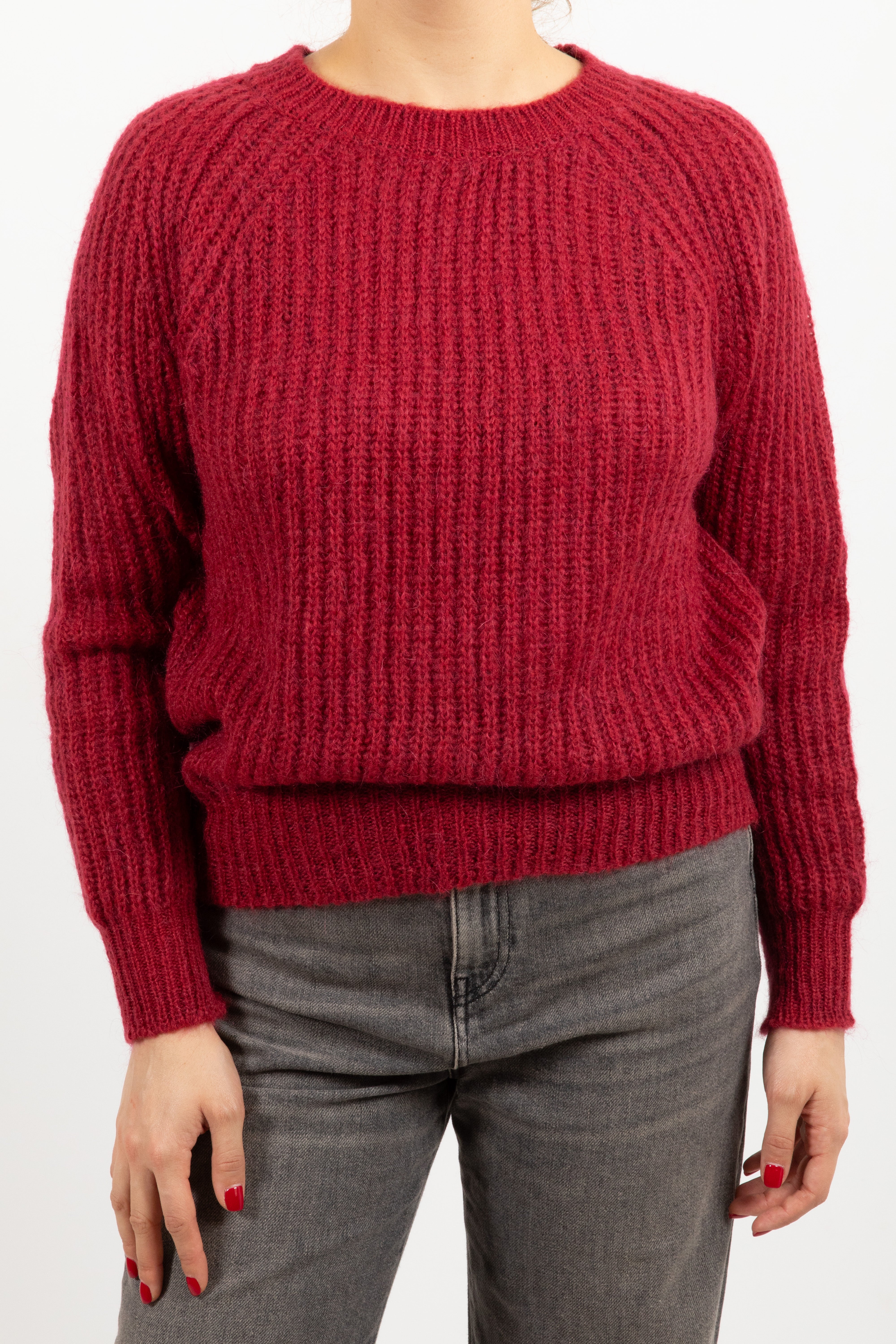 Pull girocollo in mohair ViCOLO