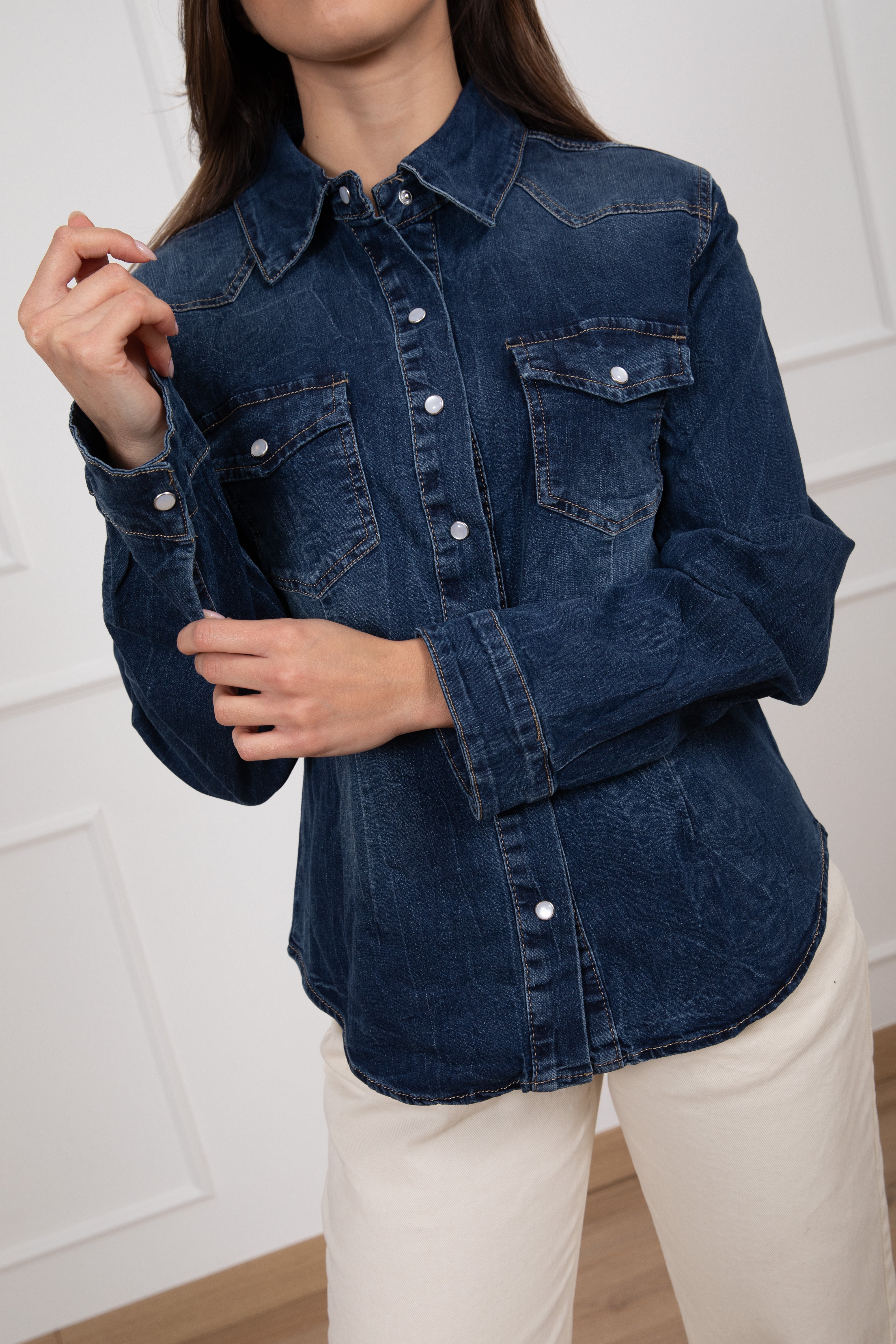 Camicia jeans slim-fit Susy Mix