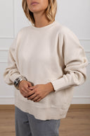Pull over-size variante crema Susy Mix