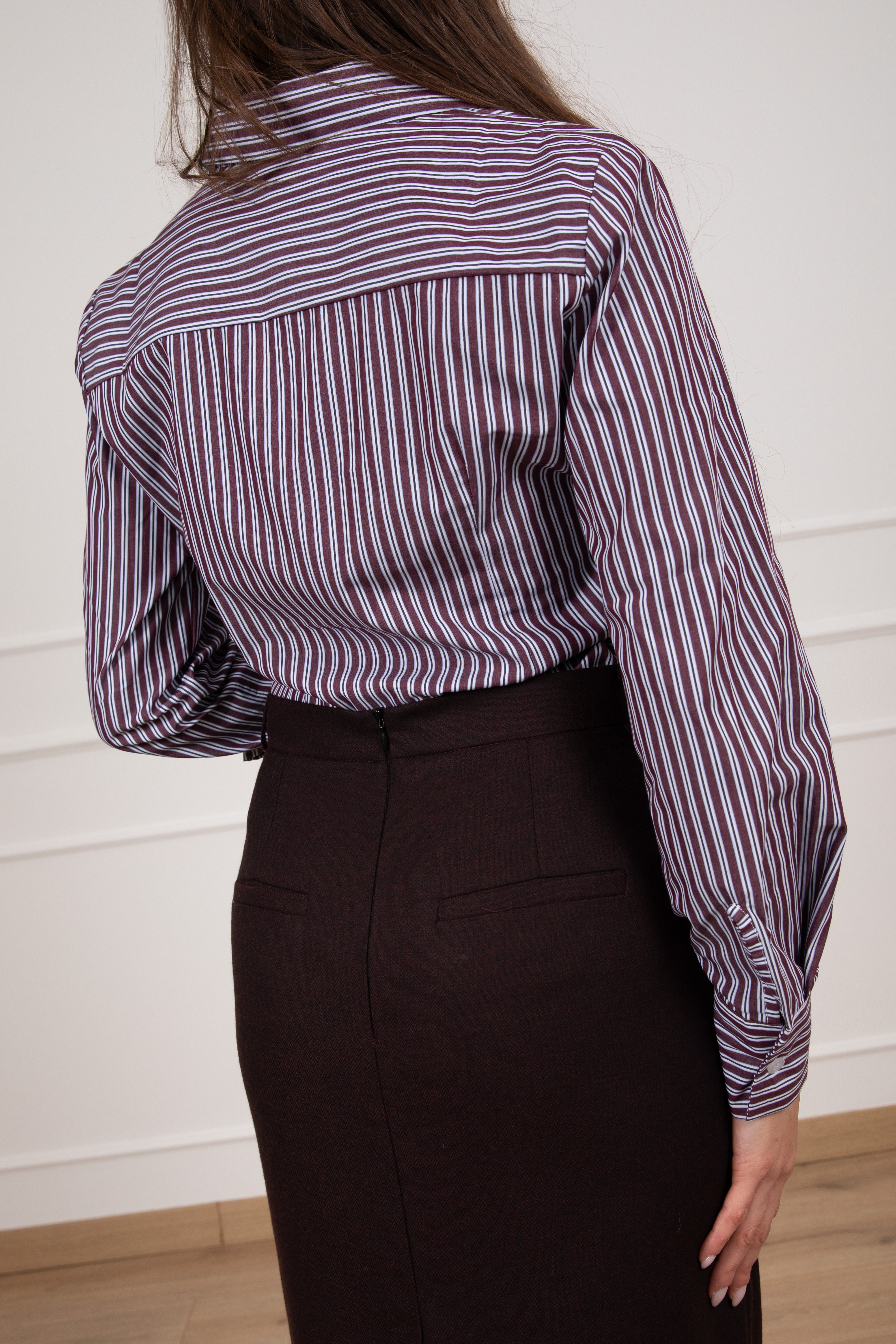 Camicia bacchettata in cotone Susy Mix