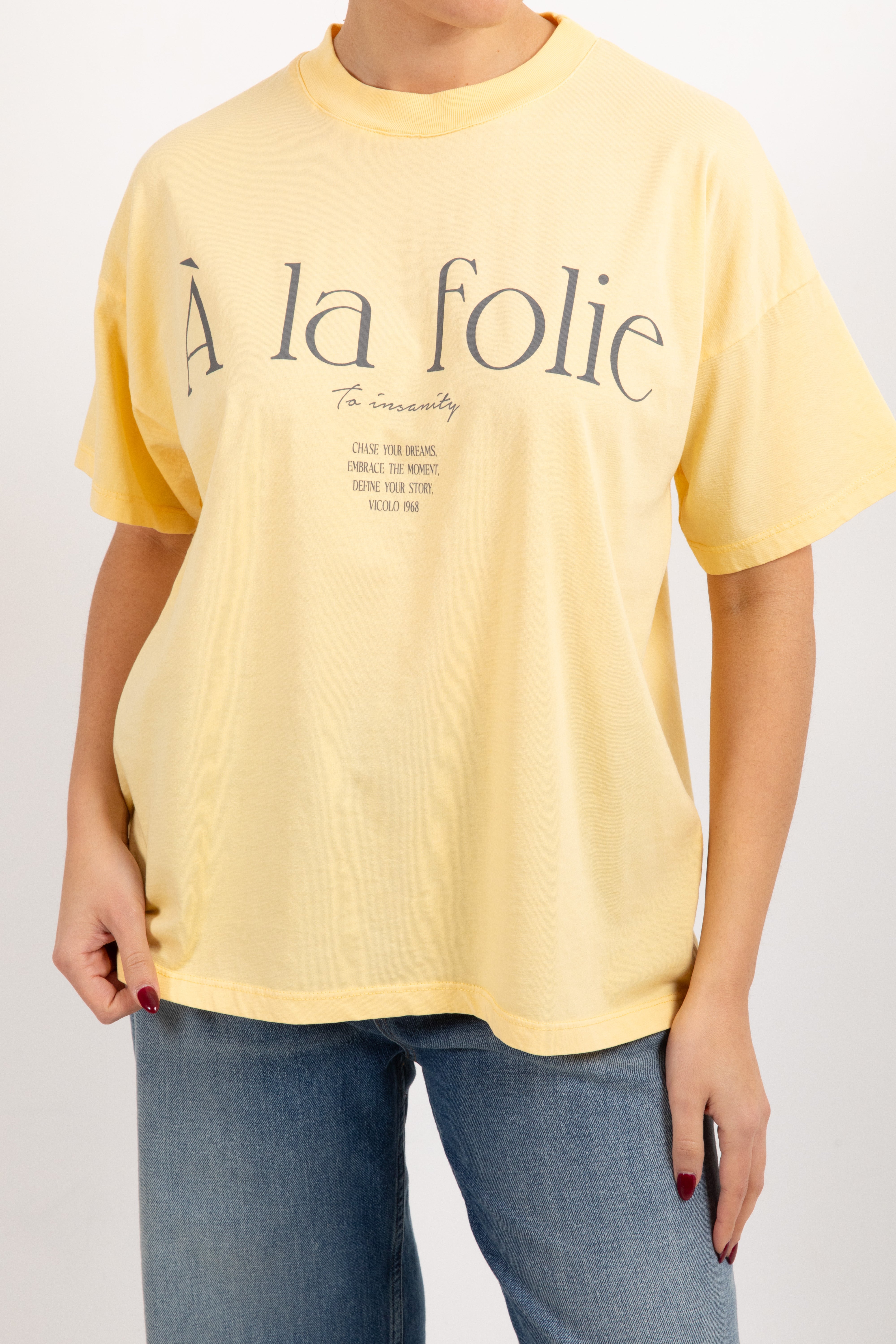 T-shirt over-size "A la folie" ViCOLO