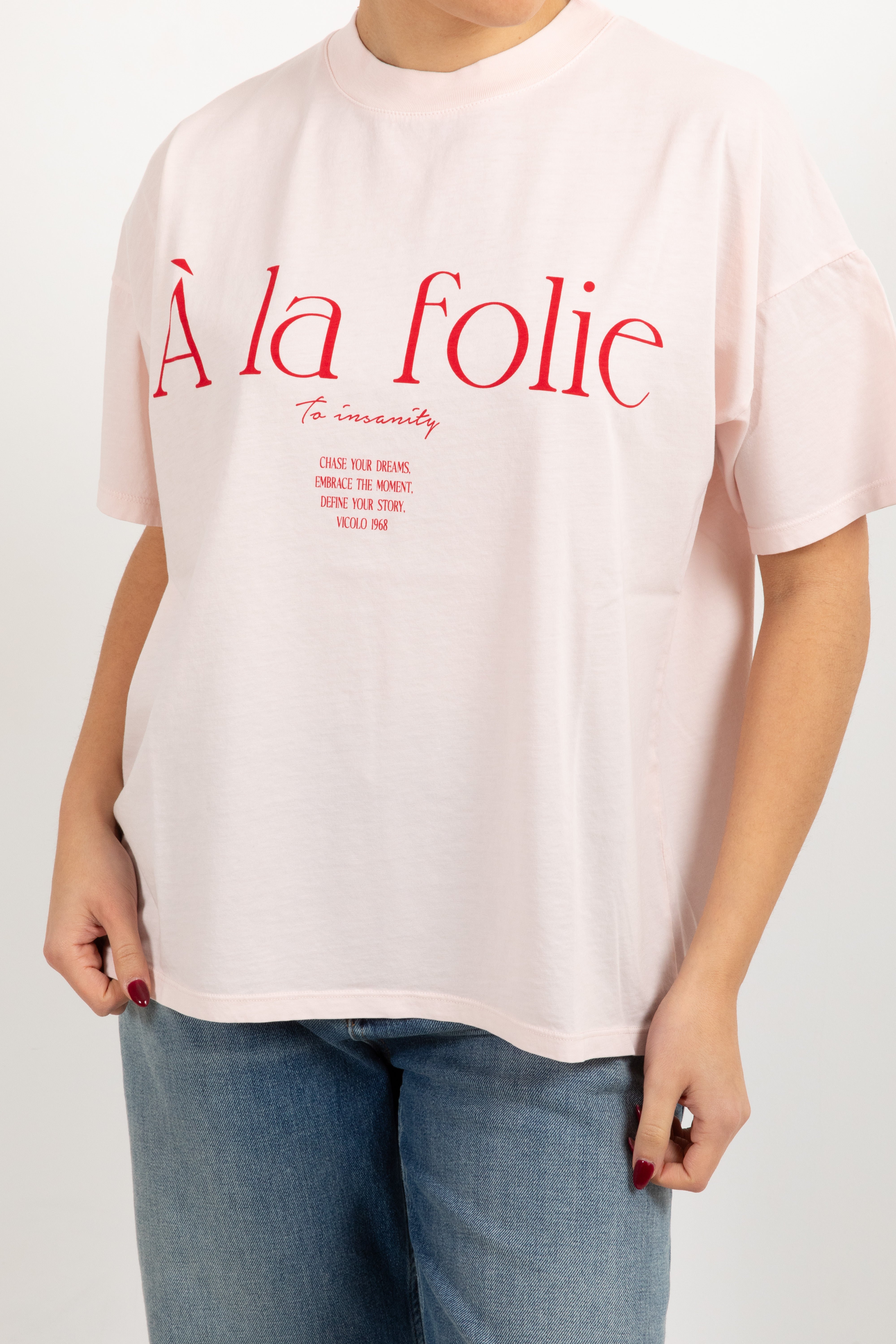 T-shirt over-size "A la folie" ViCOLO