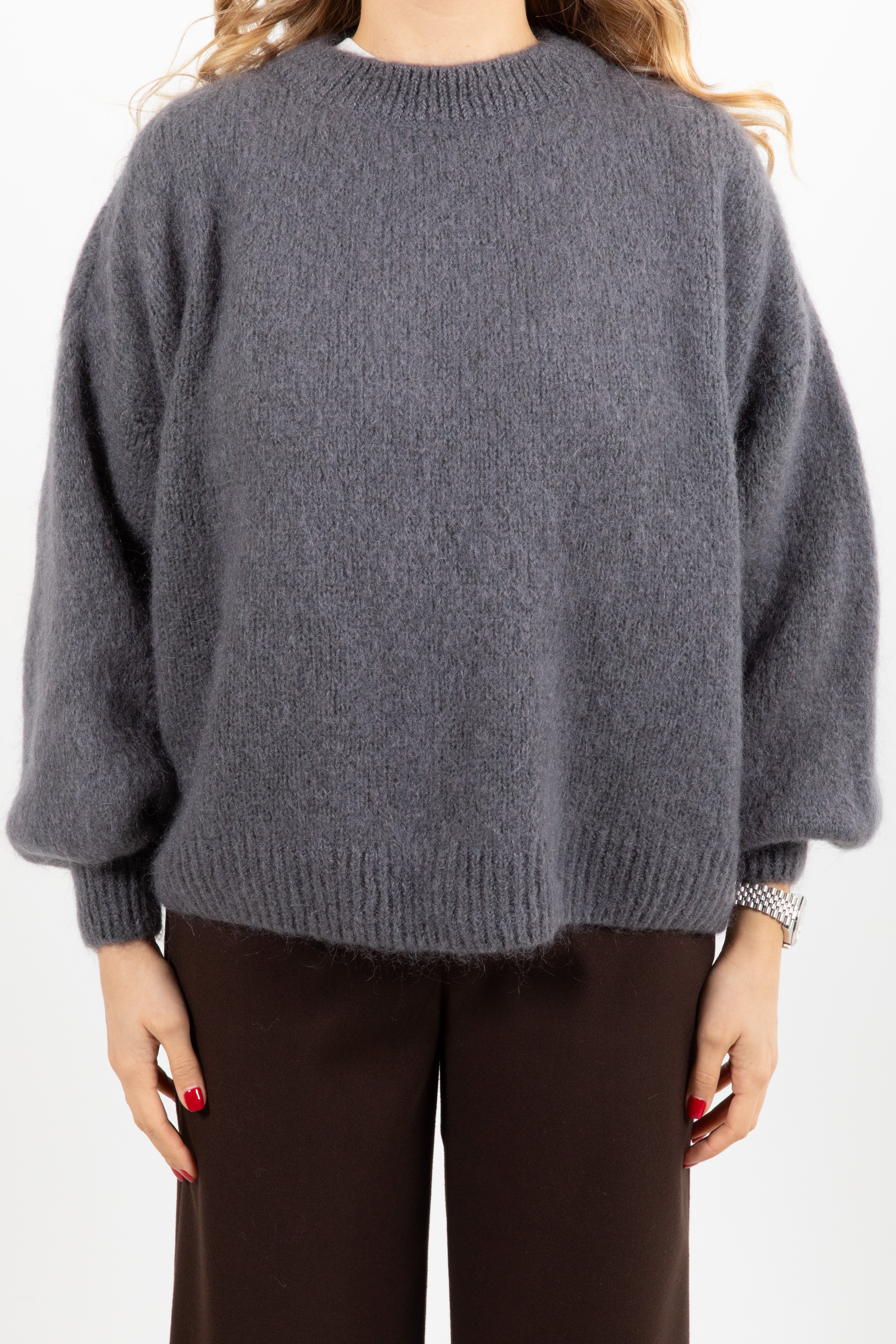 Pull girocollo mohair Dixie