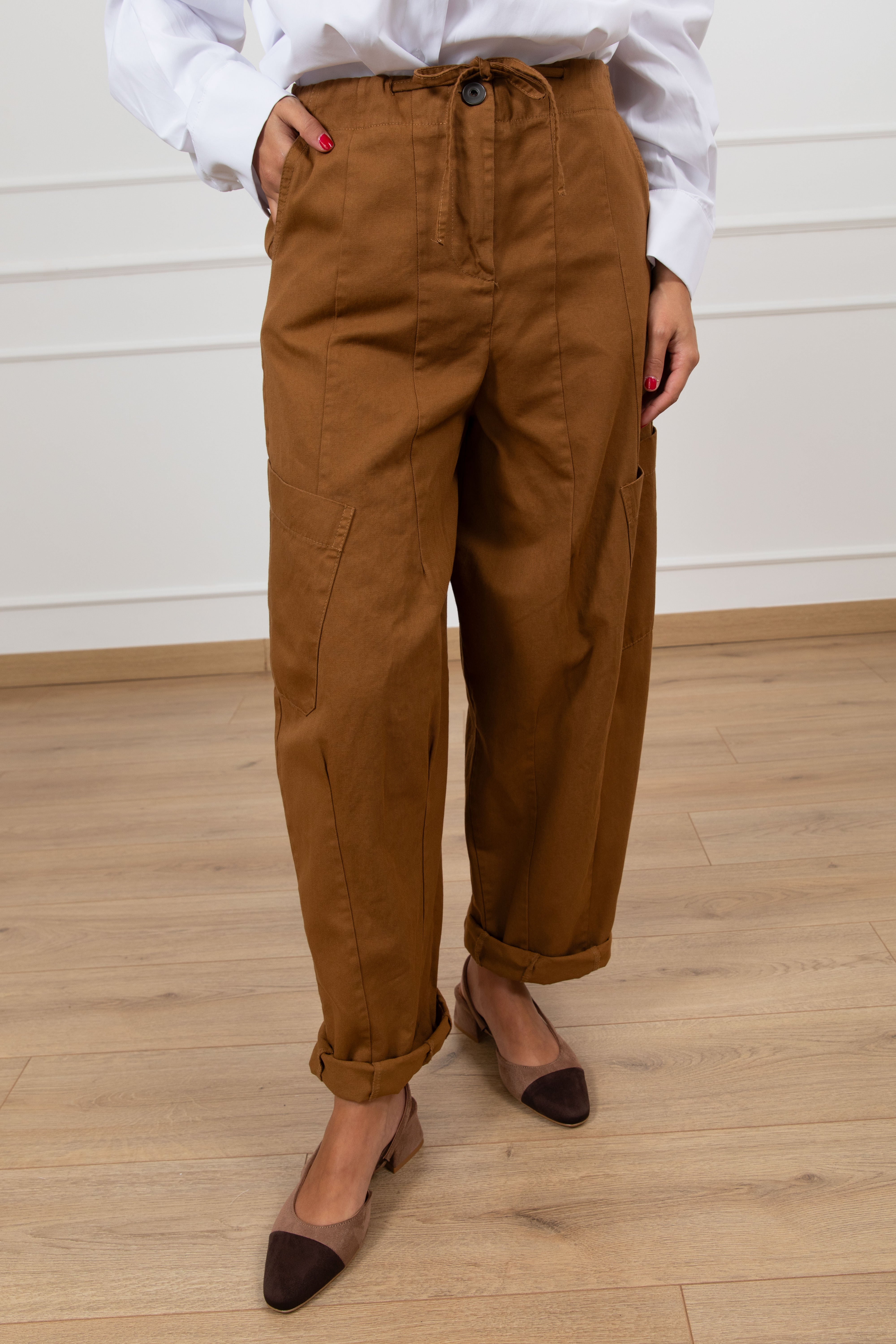 Pantalone cargo con coulisse Susy Mix