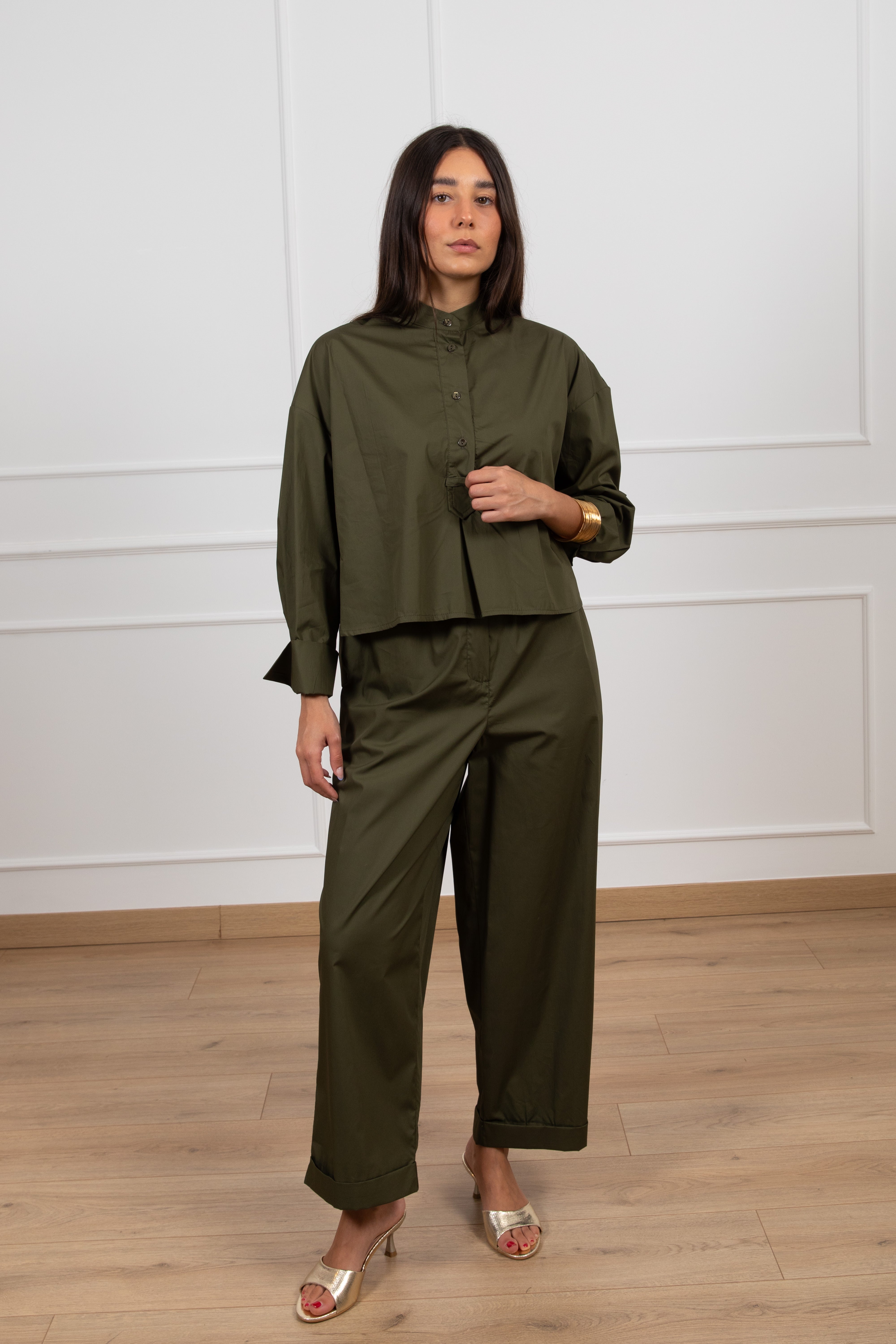 PRE ORDER 11/05 Pantalone carrot-fit con elastico Tensione IN