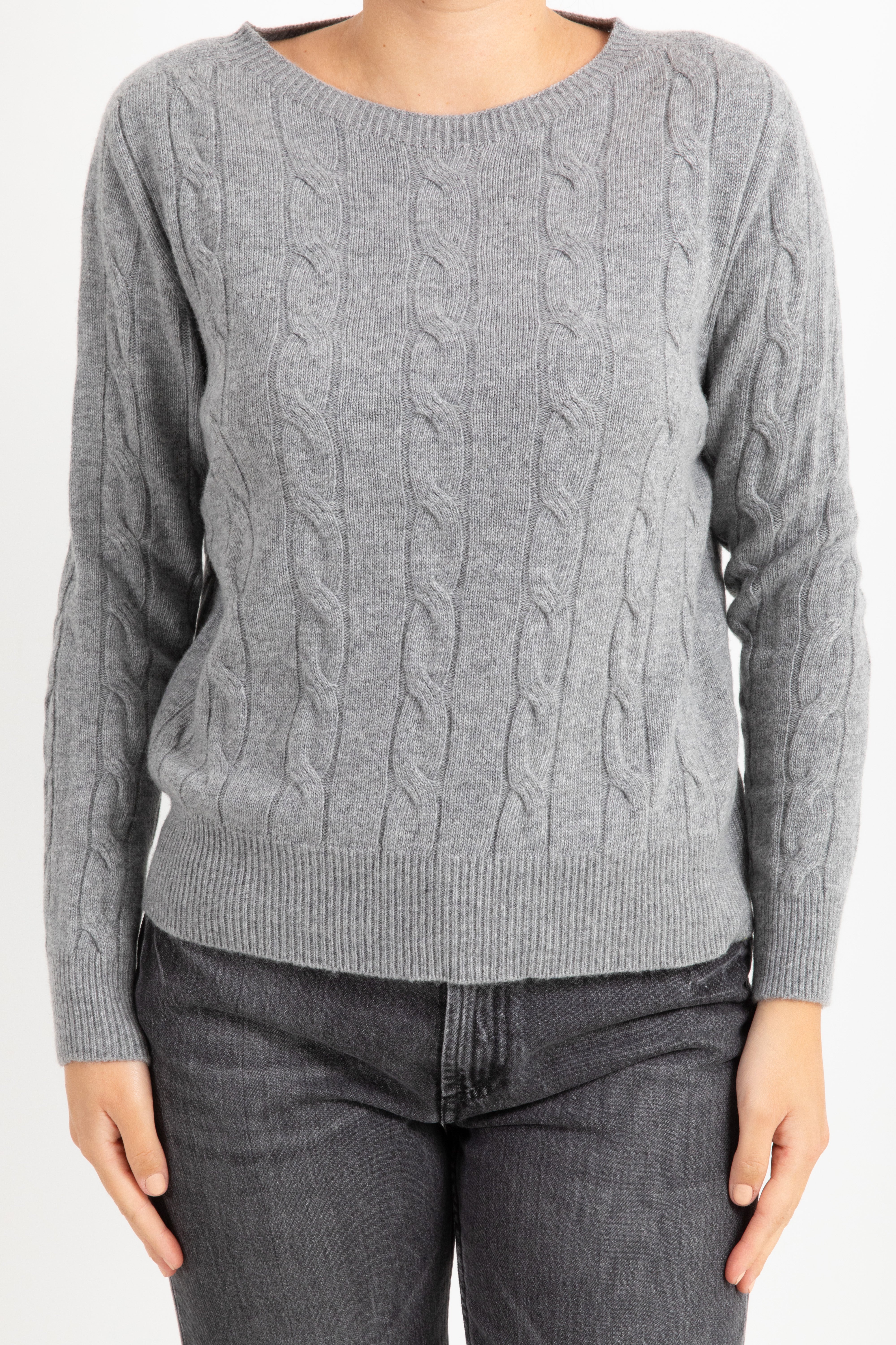 Pull con trecce piatte ViCOLO