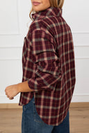 Camicia check variante bordeaux Susy Mix