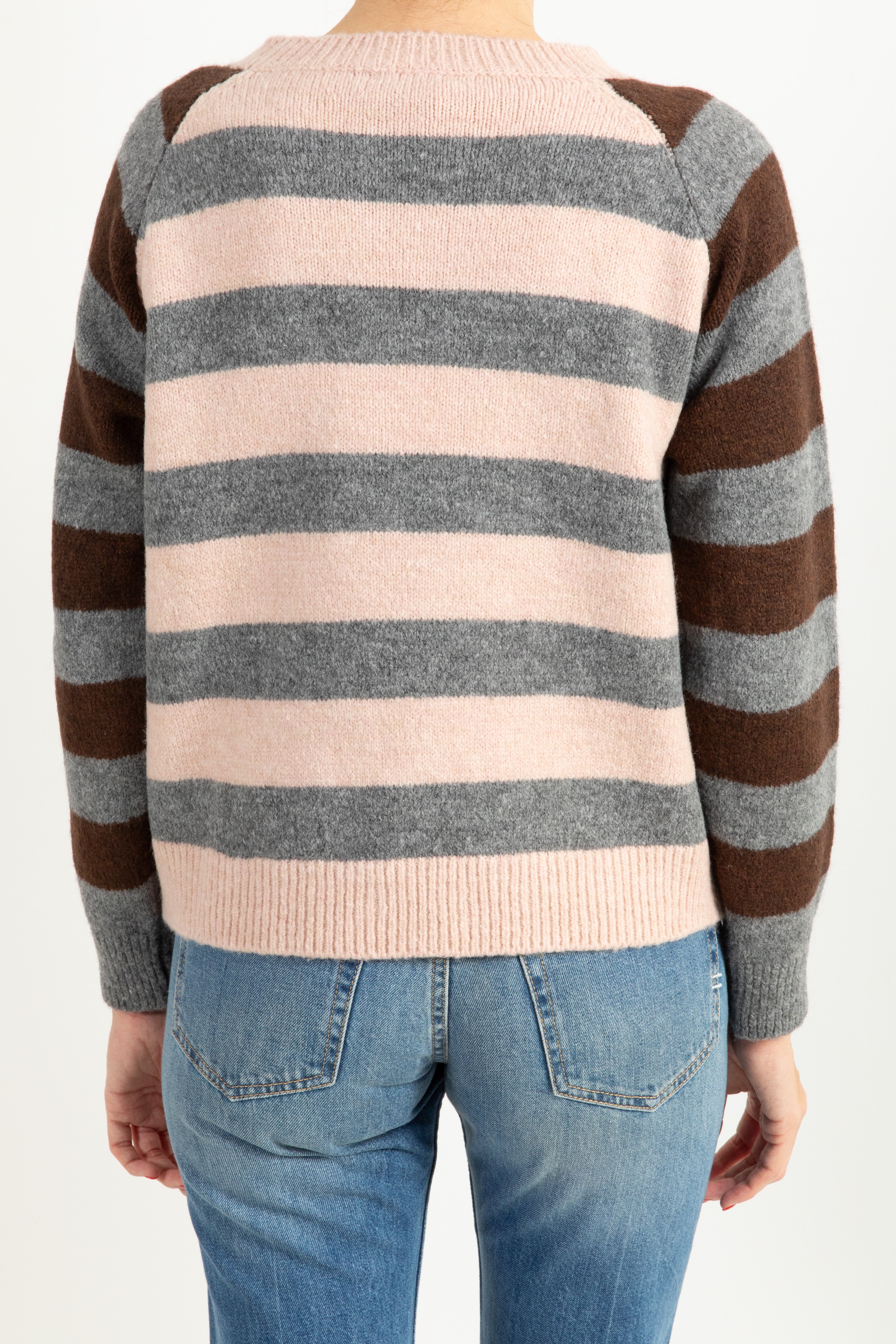 Pull a righe con manica raglan Susy Mix