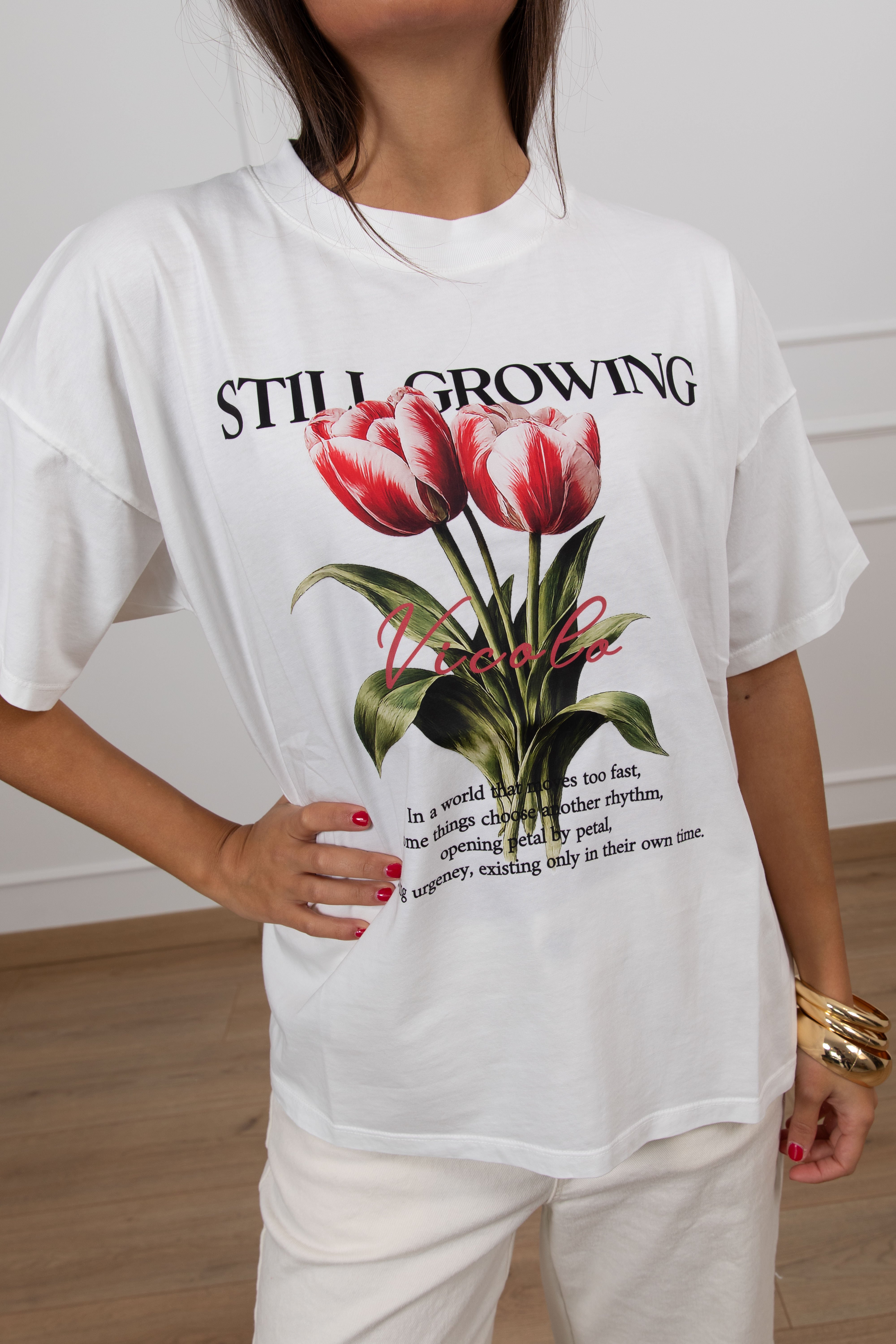 T-shirt over-size "Still growing" ViCOLO