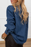 Camicia over-size in jeans ViCOLO
