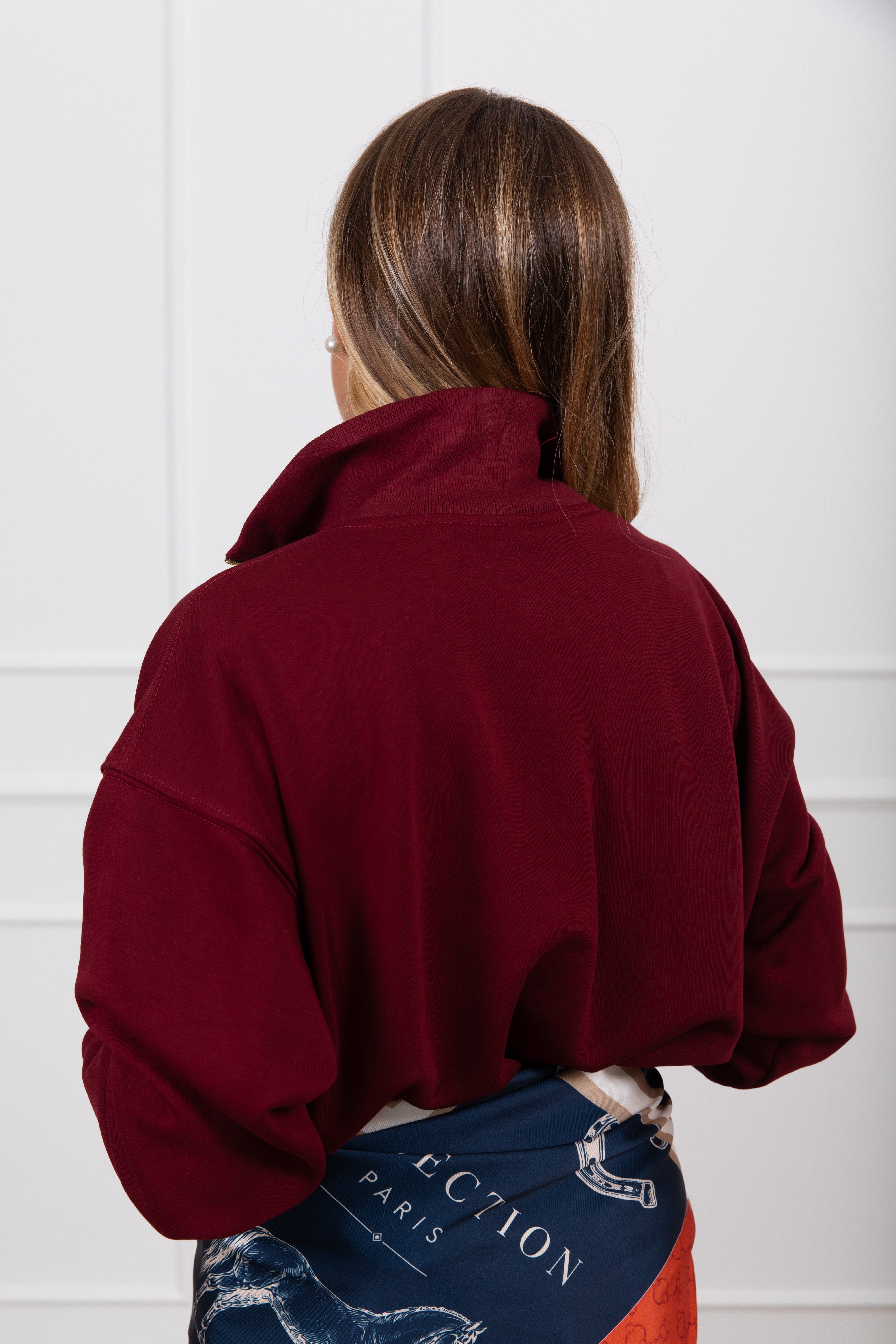 Felpa con mezza zip Tensione IN