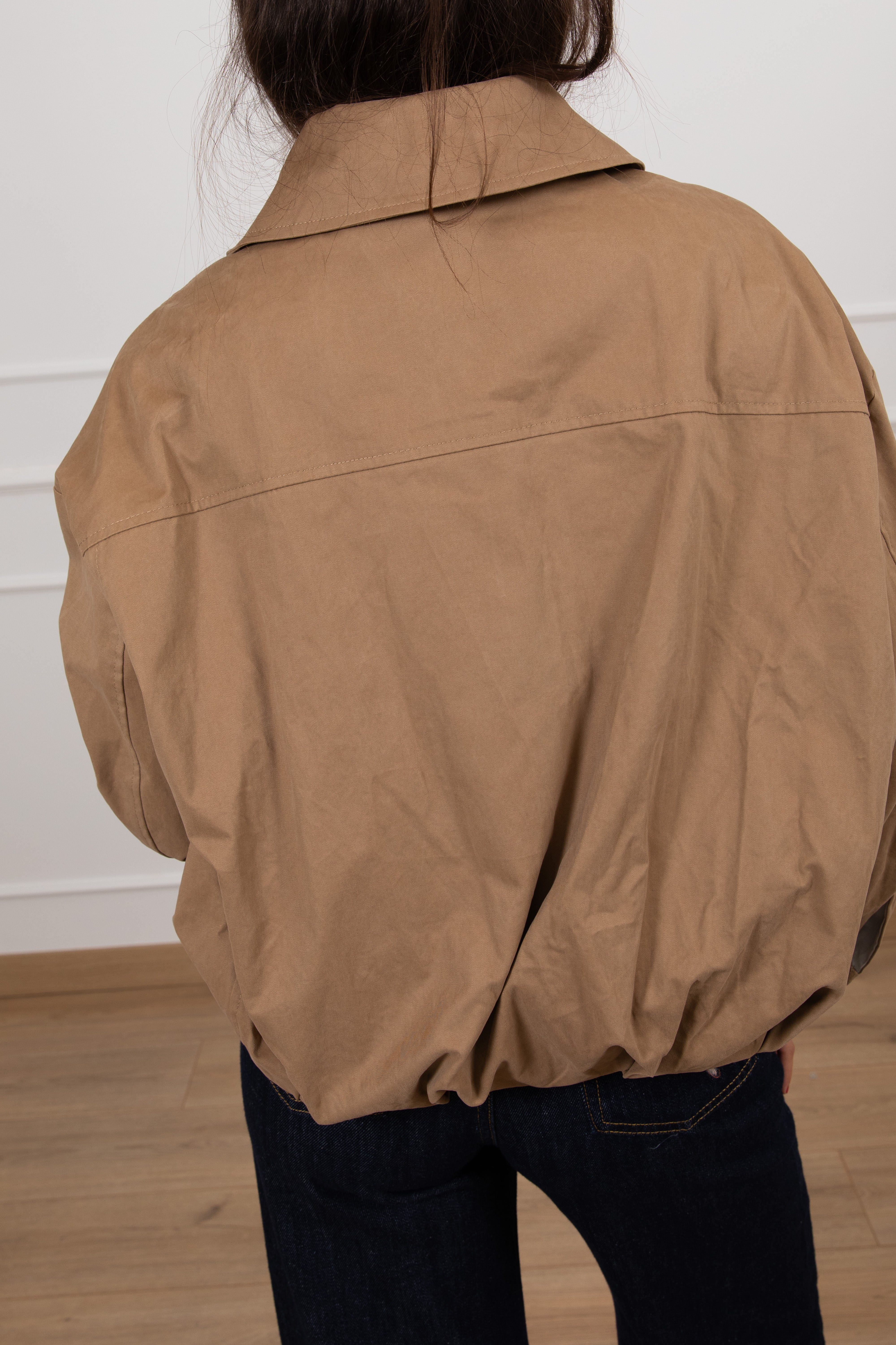 Bomber in canvas con tasconi Tensione IN