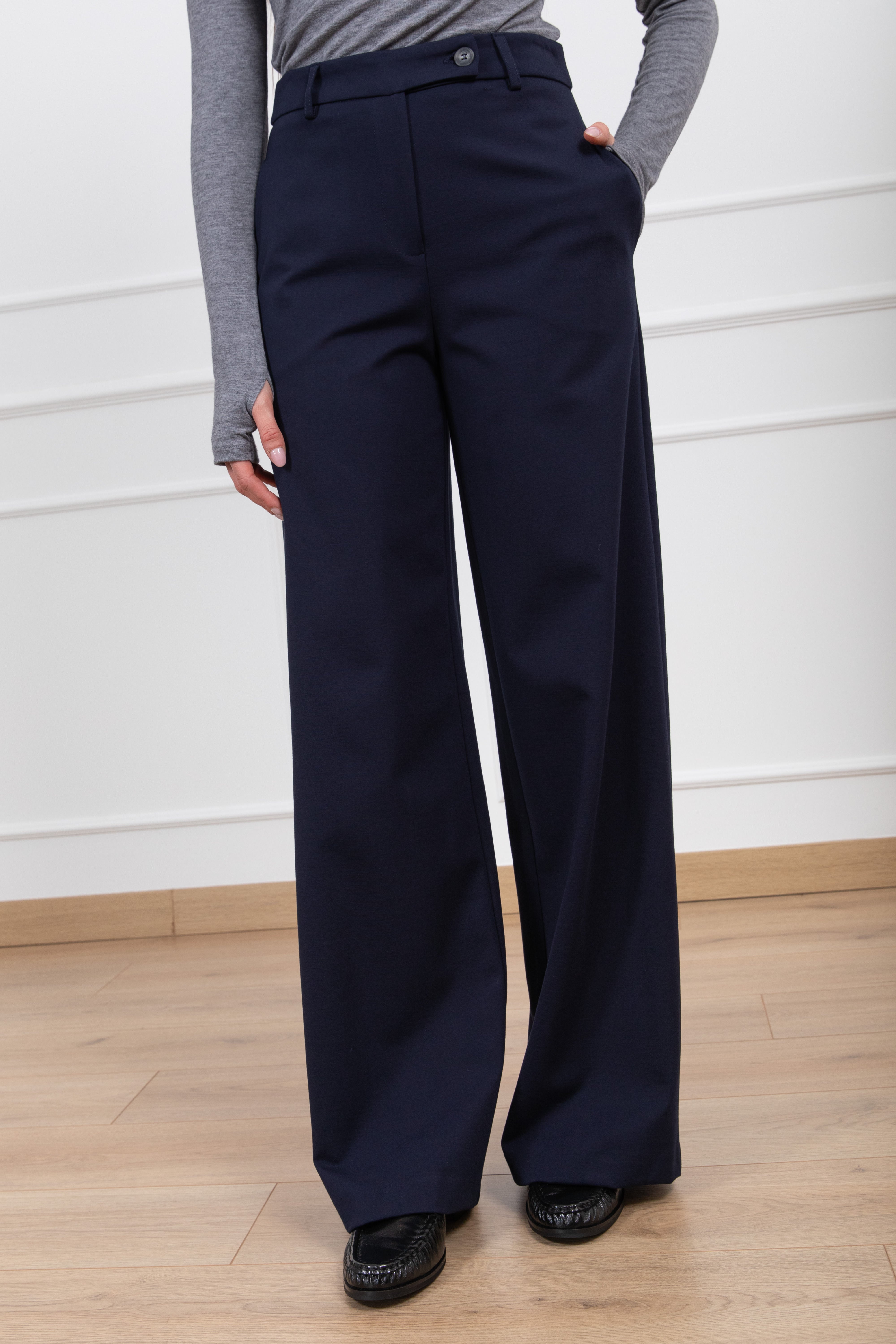 Pantalone gamba dritta in punto milano Tensione IN