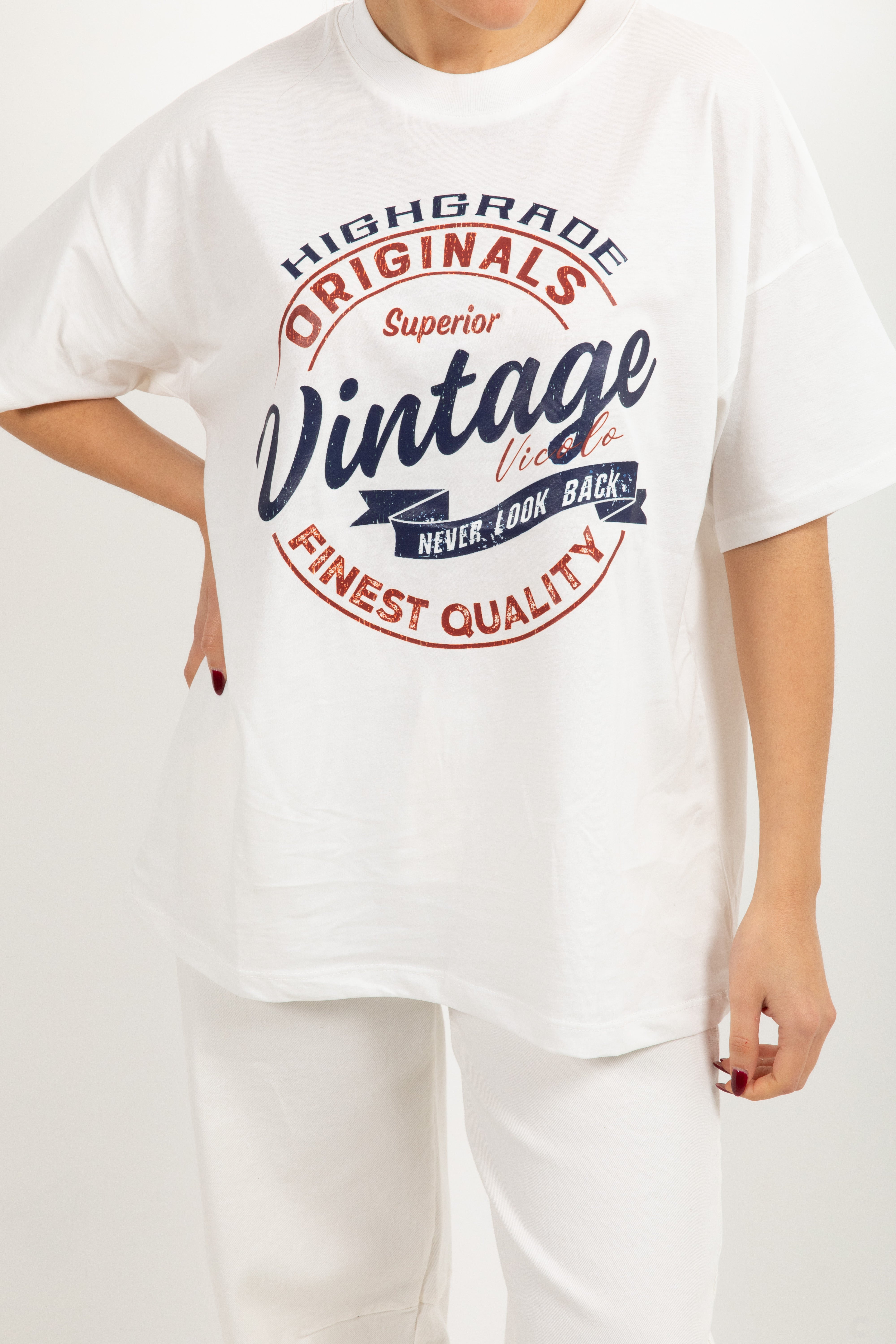 T-shirt over-size "Vintage" ViCOLO