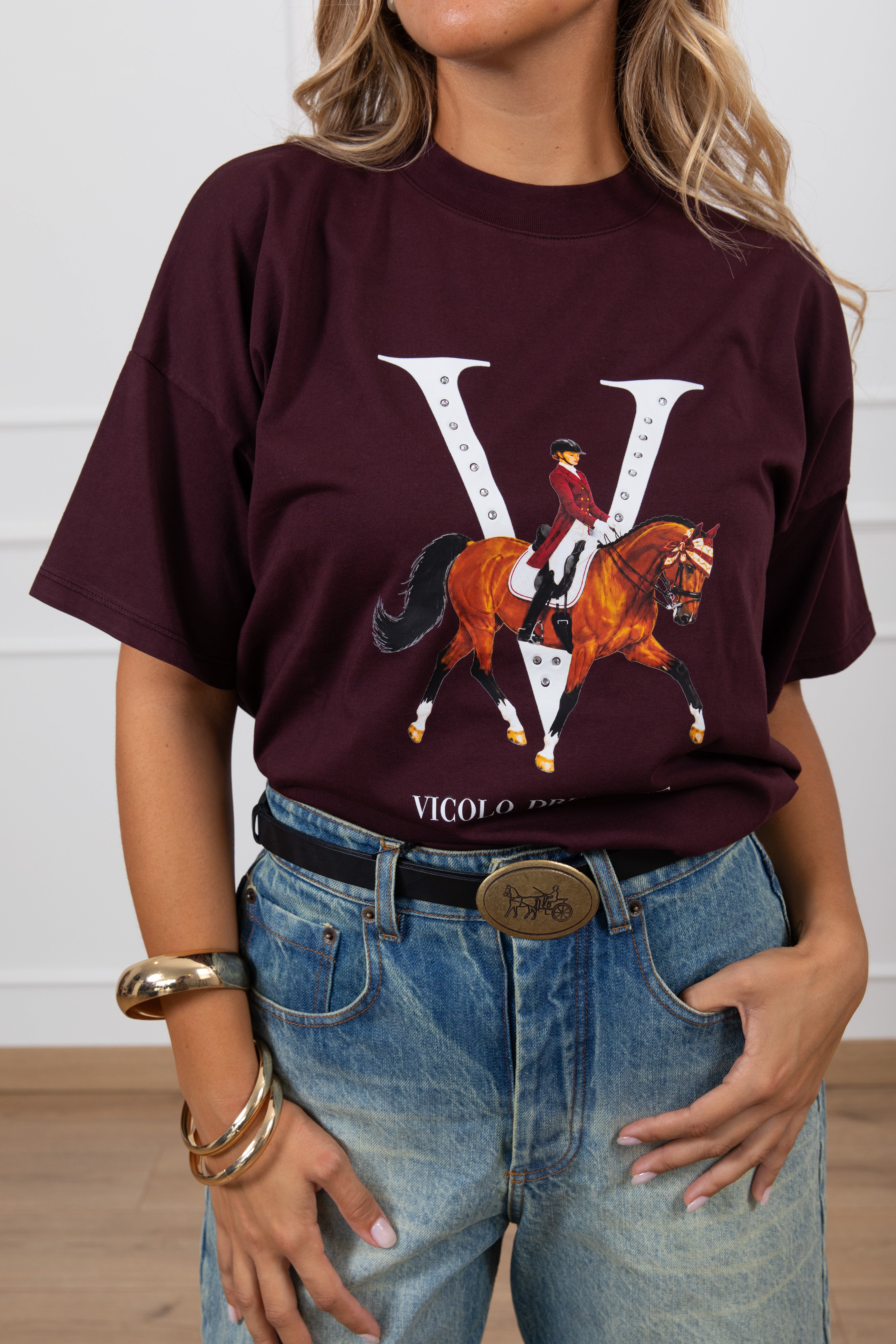 T-shirt over-size "Dressage" ViCOLO