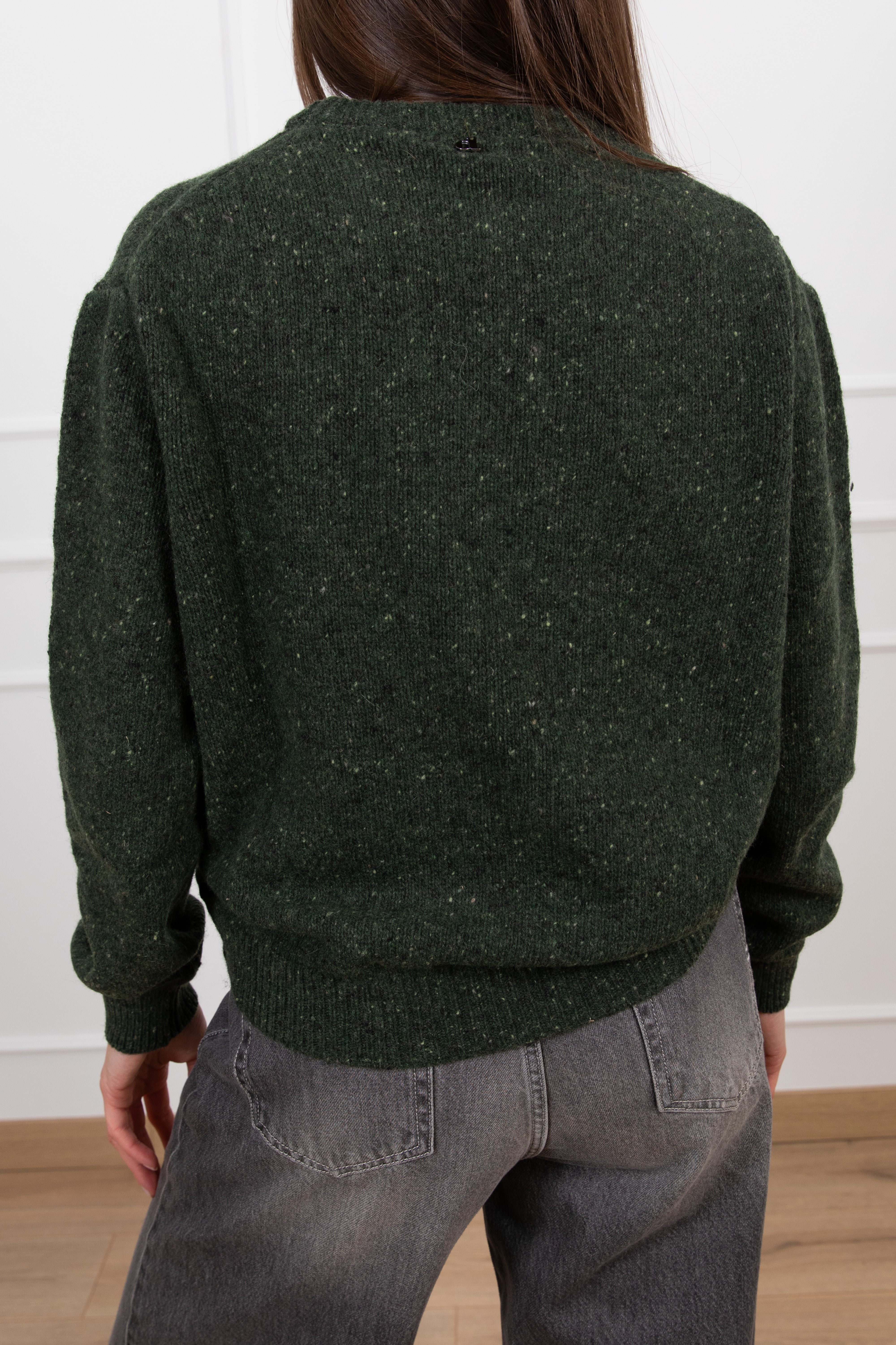 Pull girocollo melange Dixie