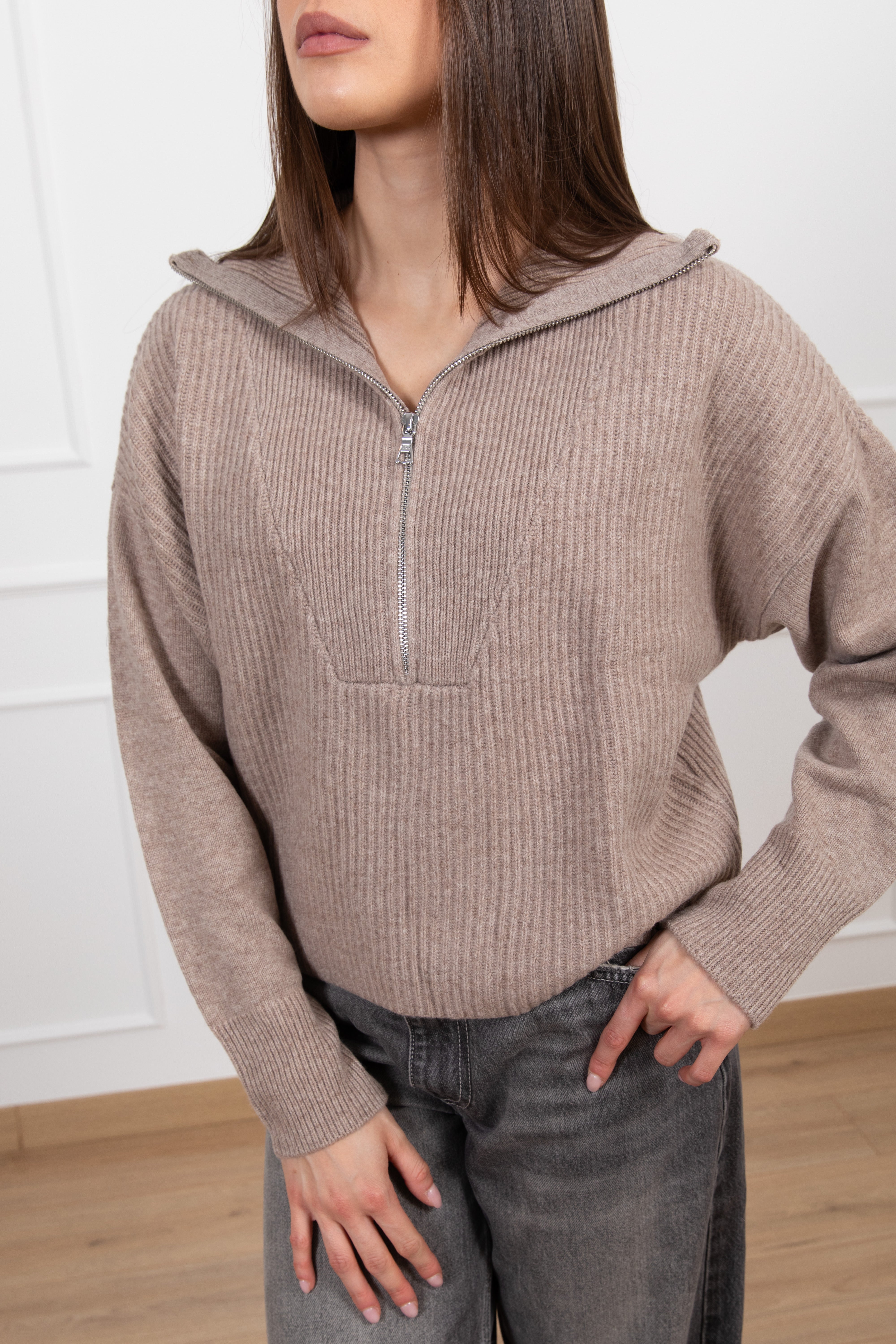 Pull a coste con zip Dixie