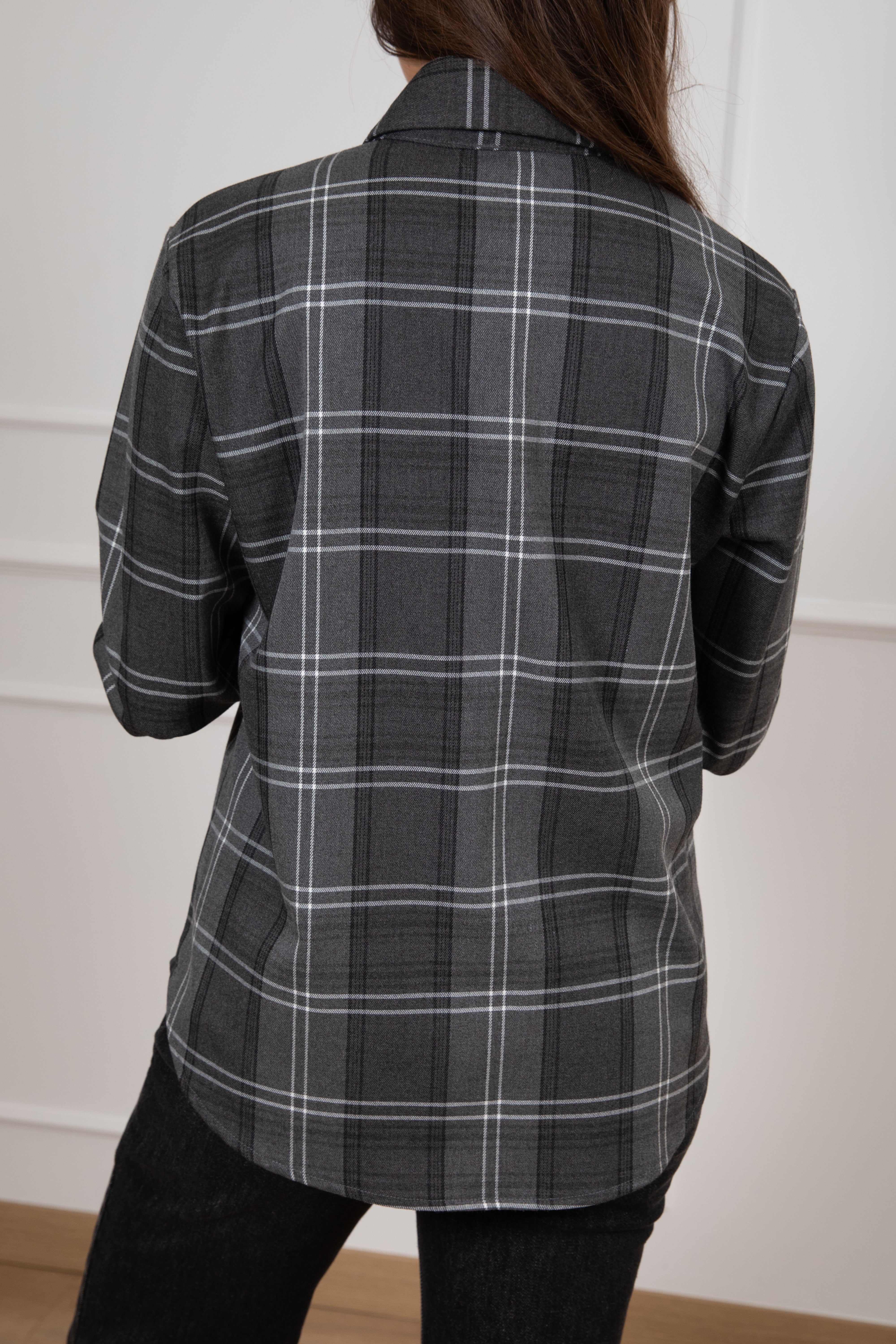 Camicia check con cravatta Tensione IN
