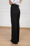 Tailleur gessato punto milano giacca doppio-petto e pantalone gamba dritta ViCOLO