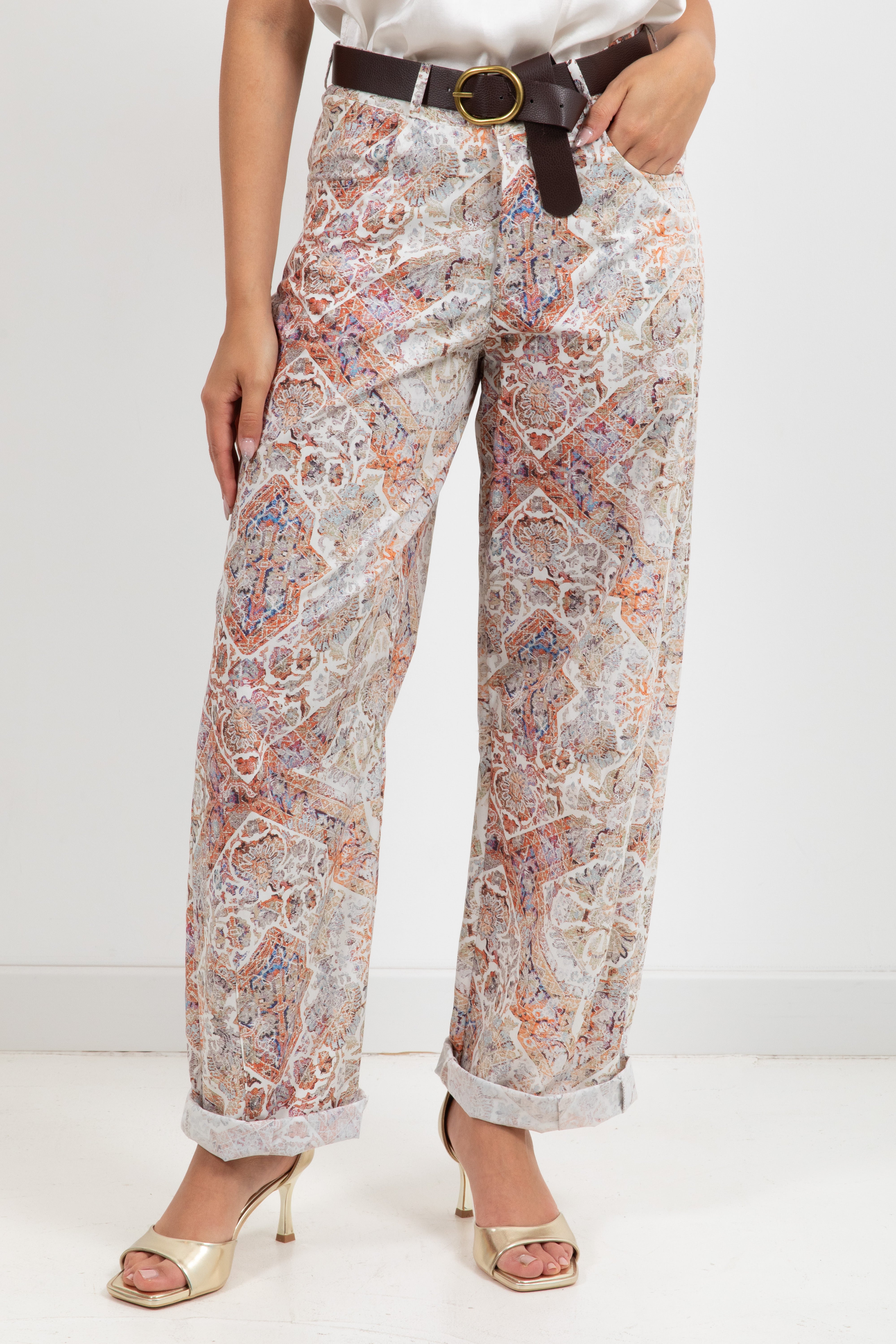 Pantalone fantasia mosaico ViCOLO