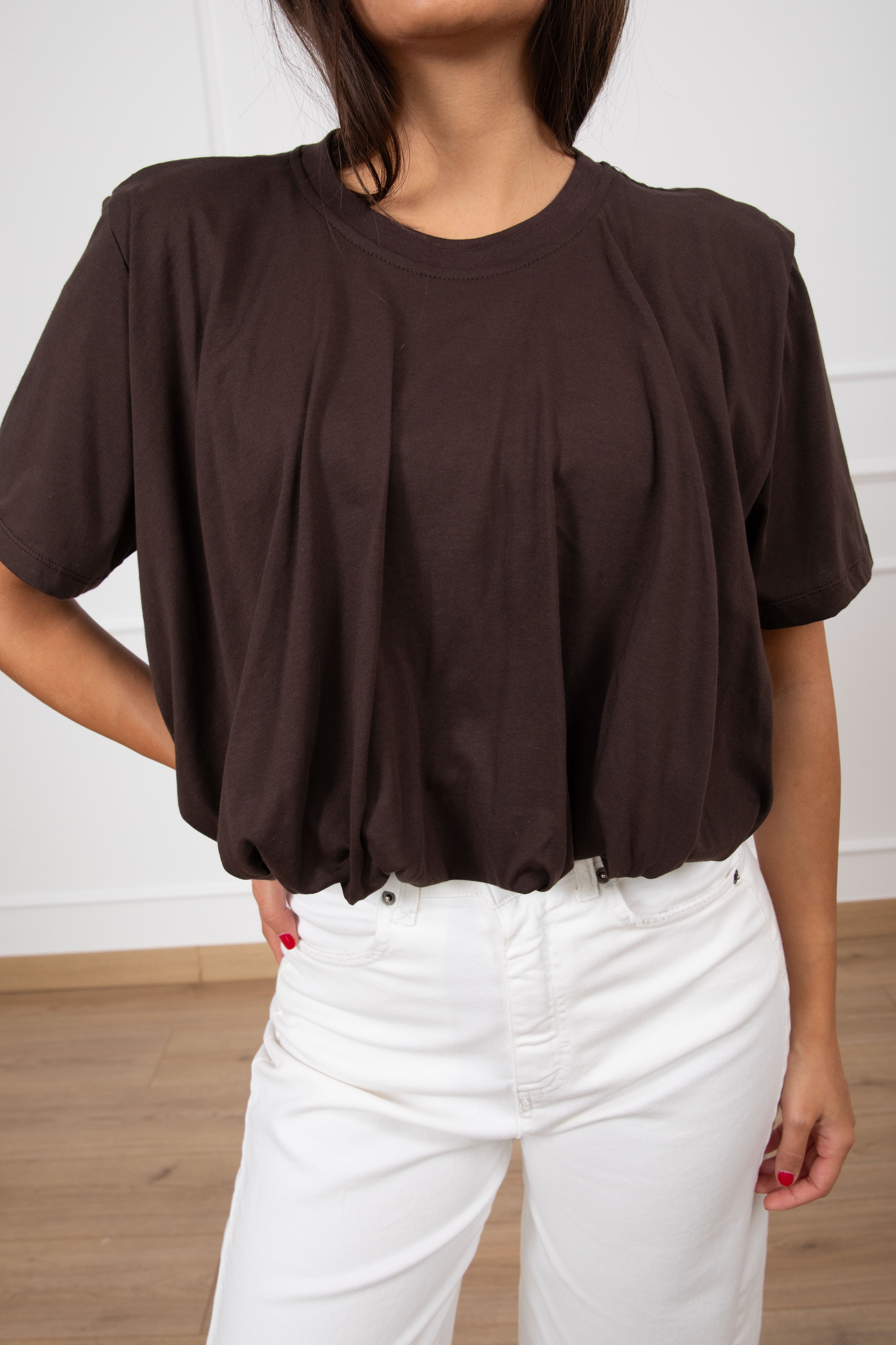 T-shirt cropped a palloncino ViCOLO