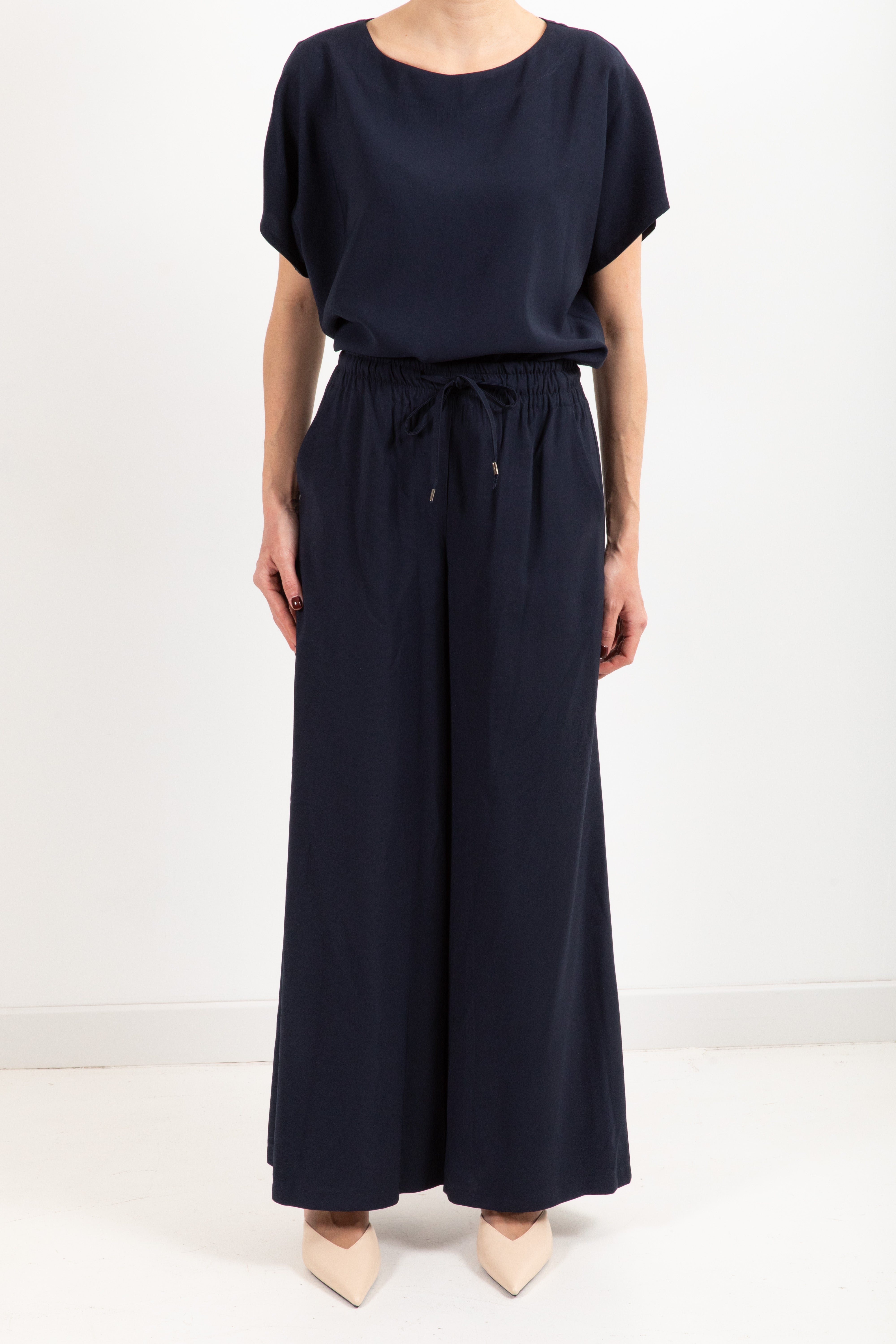 Coordinato blusa e pantalone con elastico Tensione IN