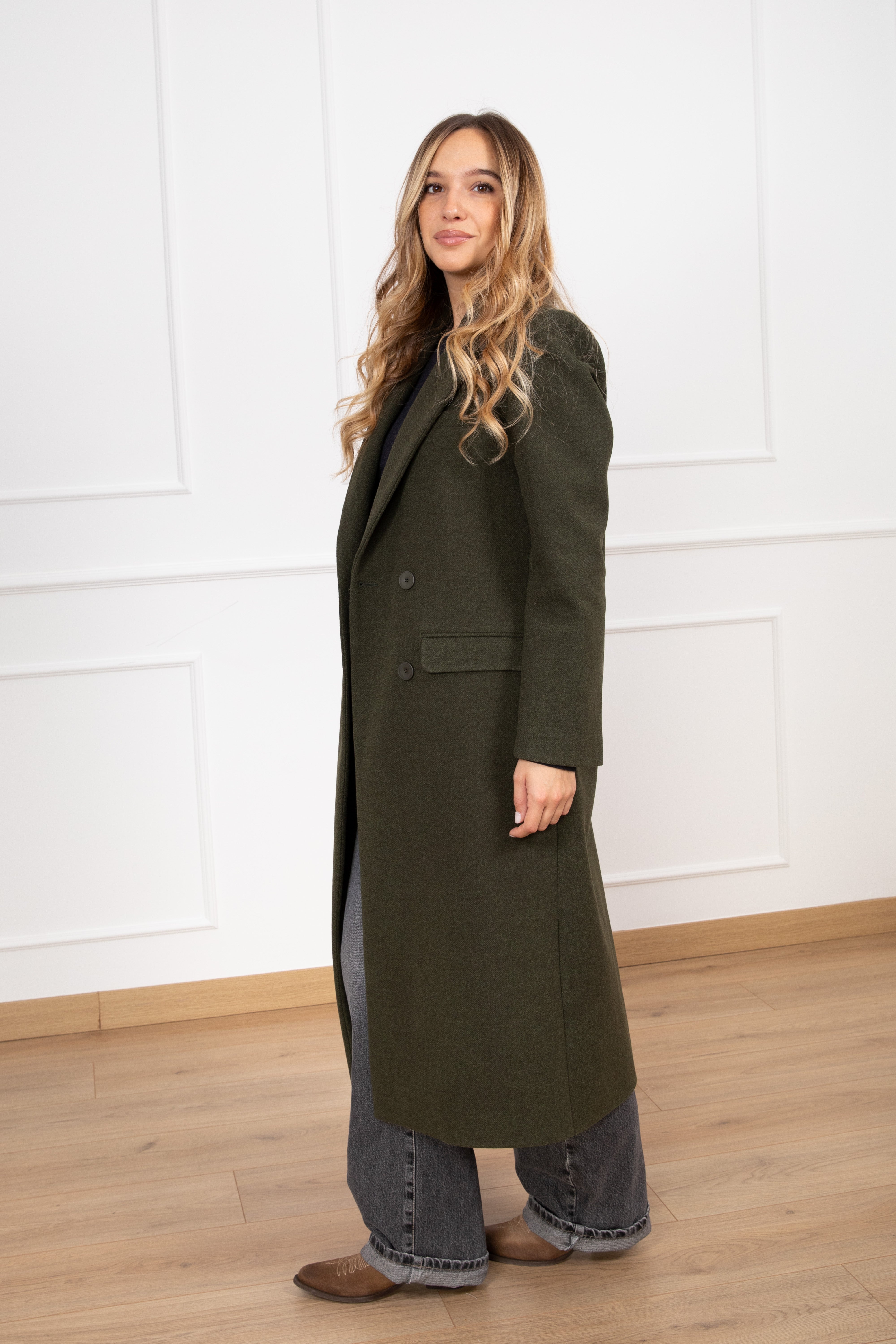 Cappotto lungo 4 bottoni ViCOLO