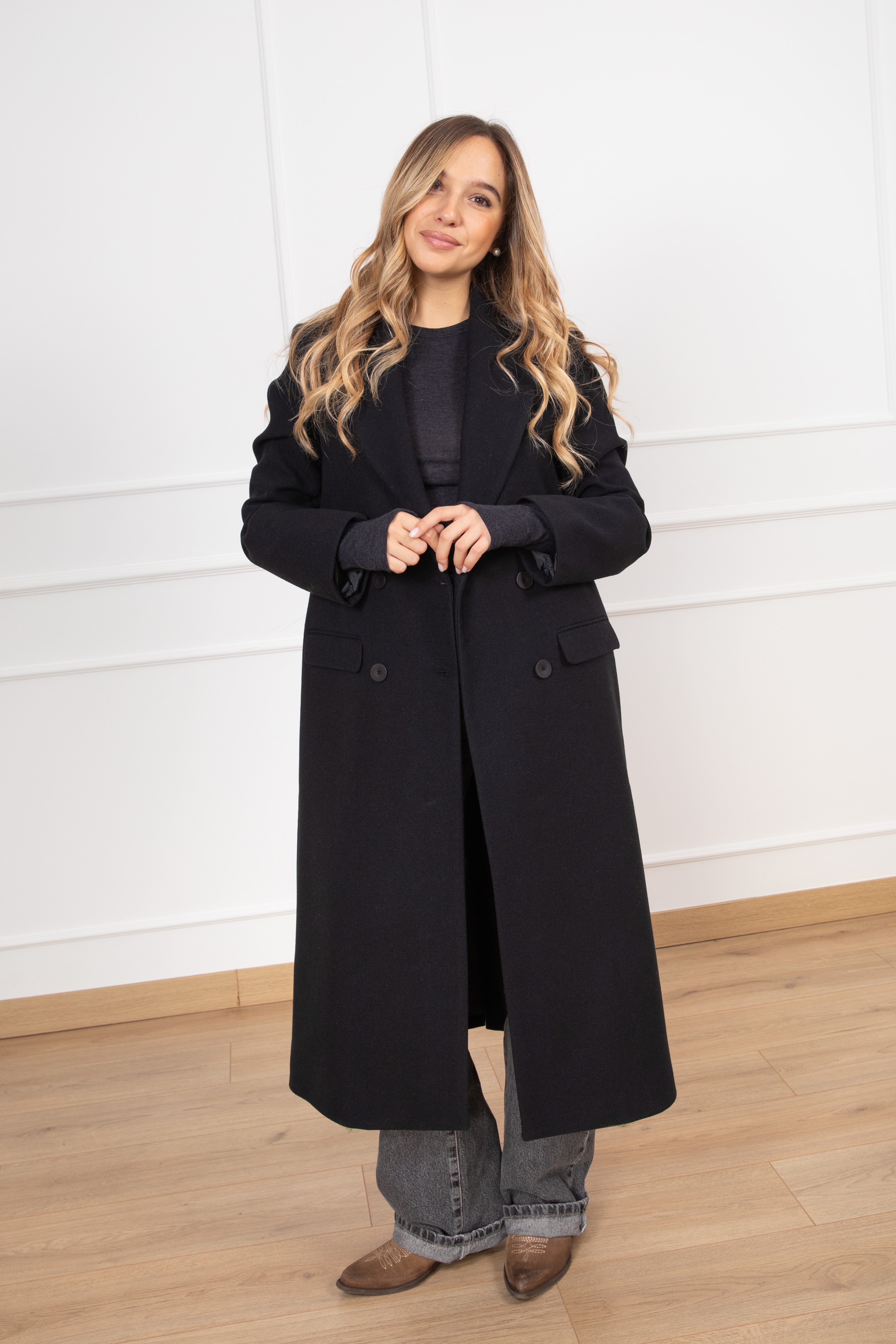 Cappotto lungo 4 bottoni ViCOLO