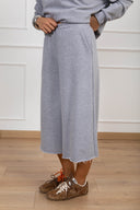 Bermudone garzato in felpa variante grigio Haveone