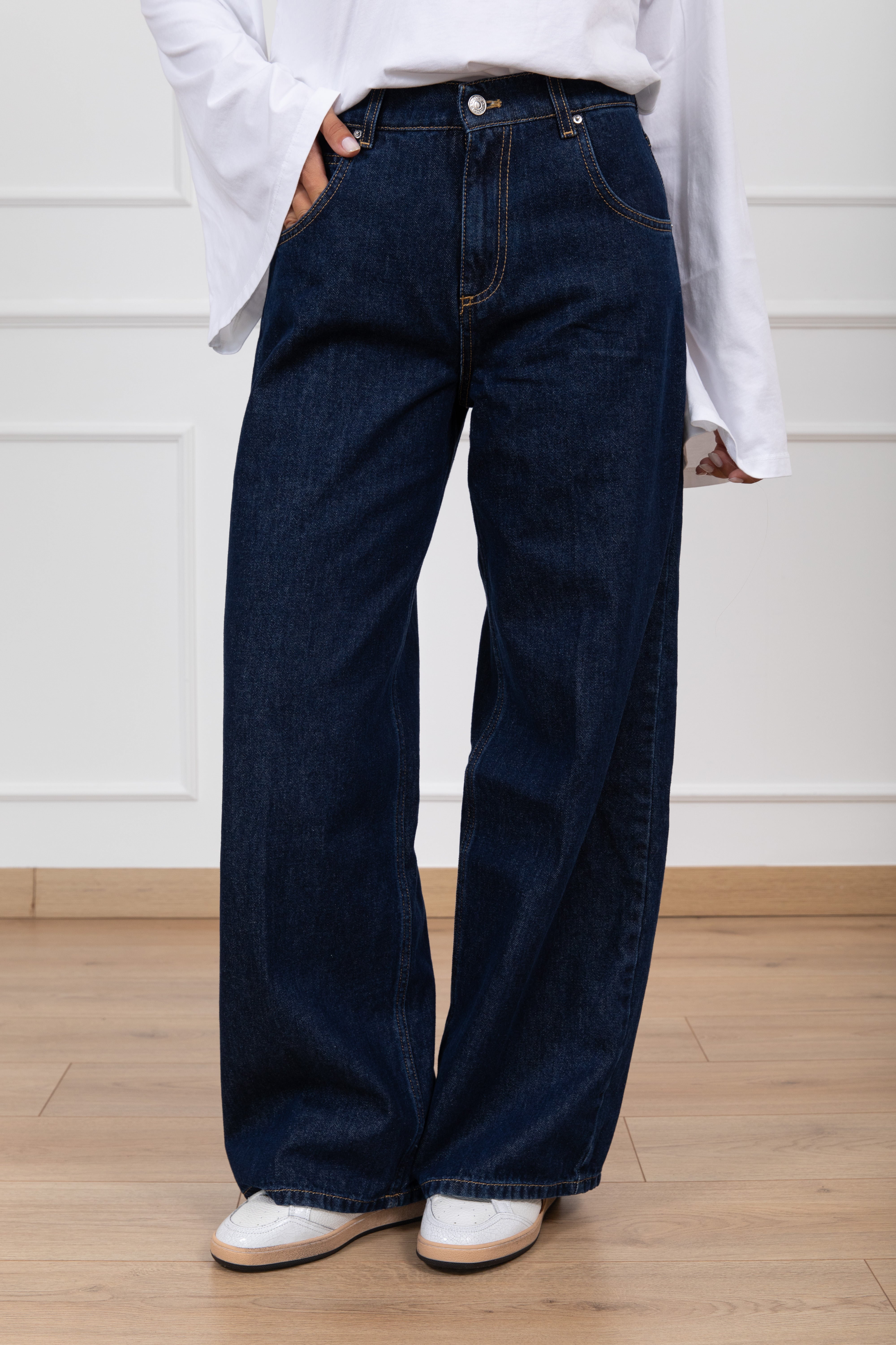 Jeans Mia baggy-fit tela rinse ViCOLO