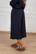 Bermudone garzato in felpa variante blu Haveone