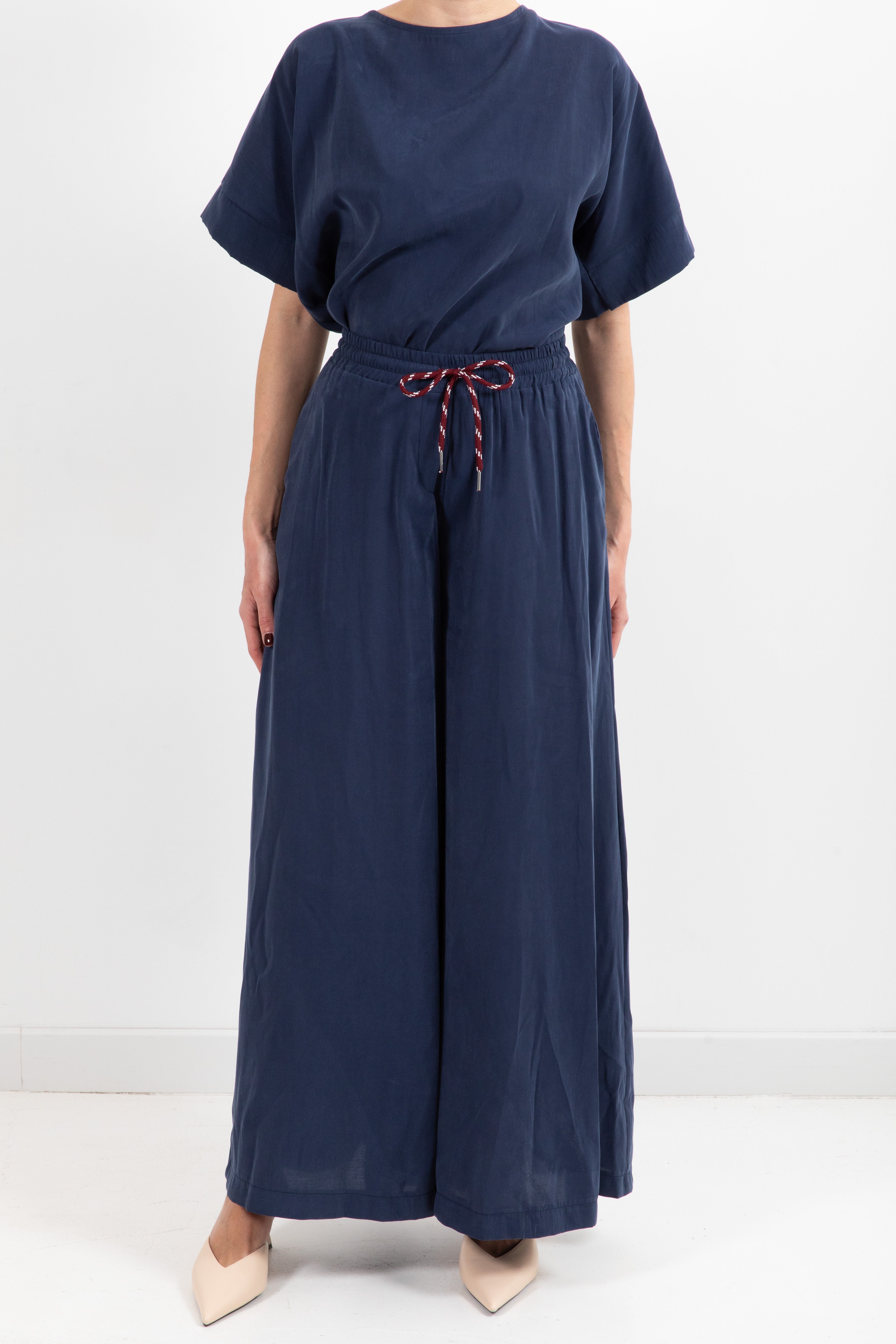 Coordinato blusa e pantalone con coulisse in modal Susy Mix